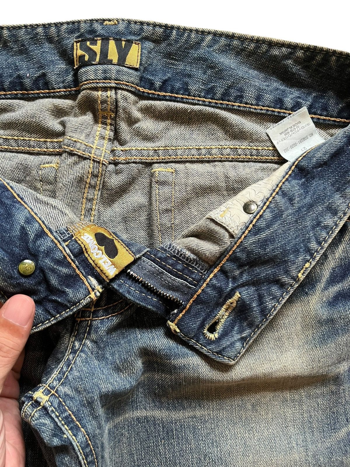 Japanese Brand Vintage Japanese Brand Mud Wash Distressed Flare Jeans Size 32" / US 10 / IT 46 - 10 Thumbnail