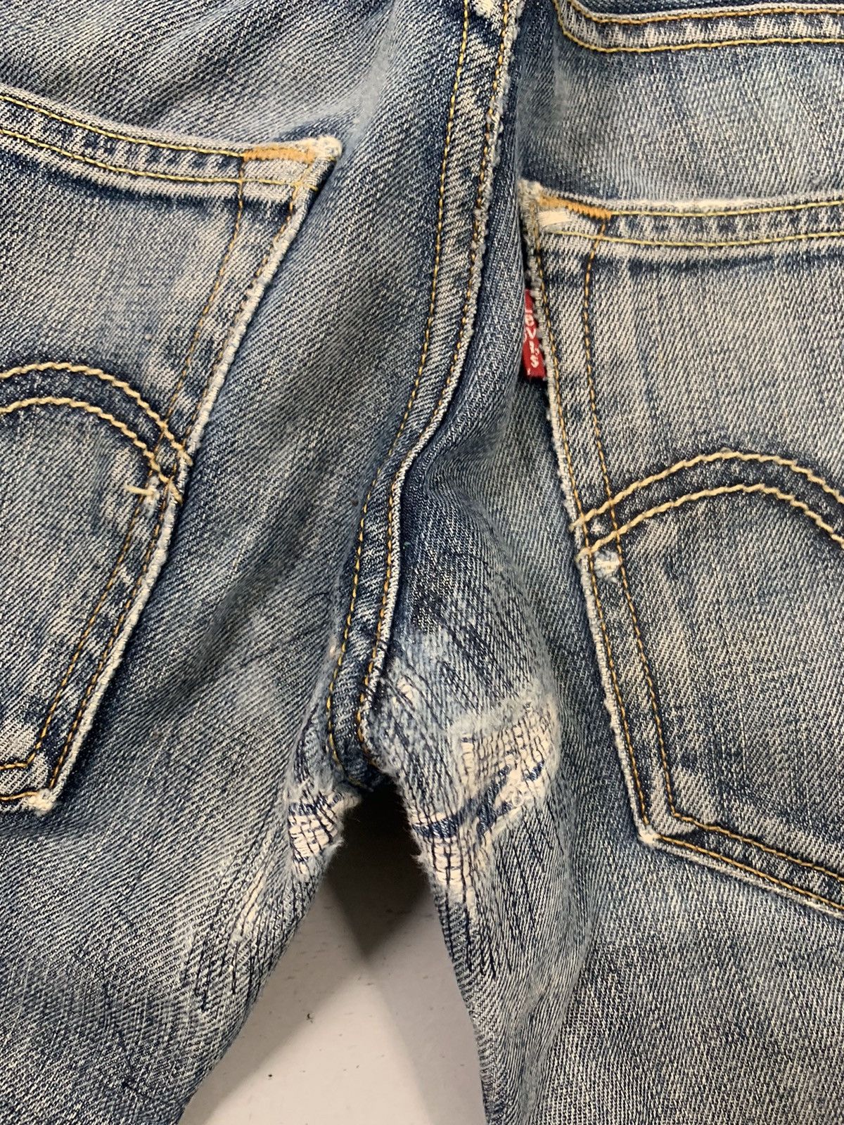 Levi's Vintage Levi’s buckle belt denim Size US 28 / EU 44 - 5 Thumbnail