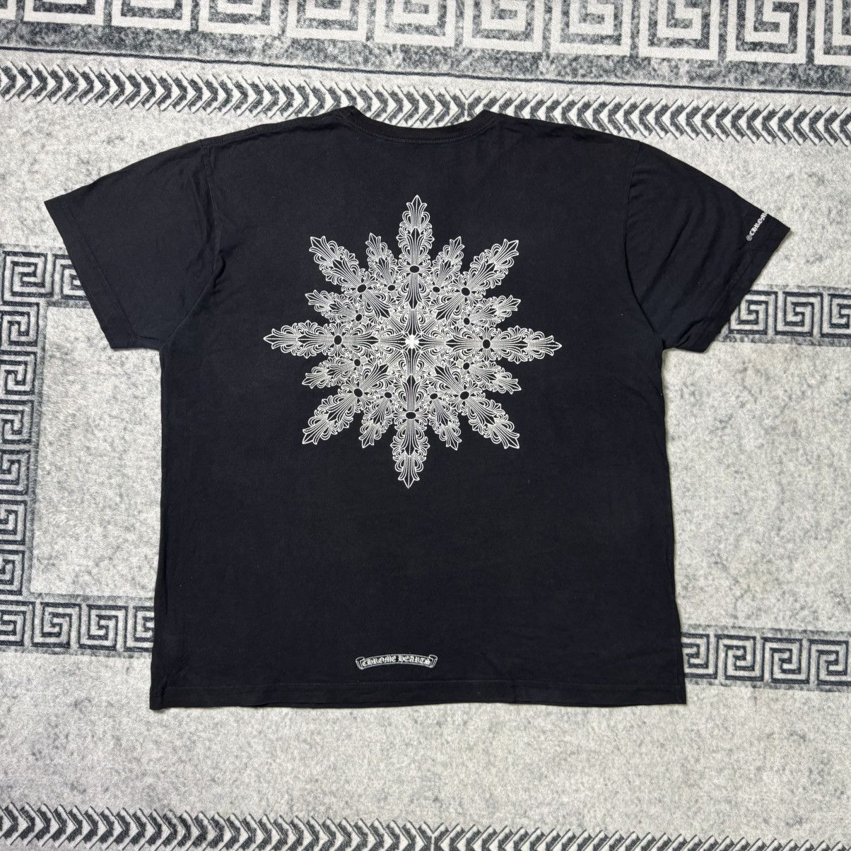 RARE SIZE! FLORAL SNOWFLAKE CHROME
