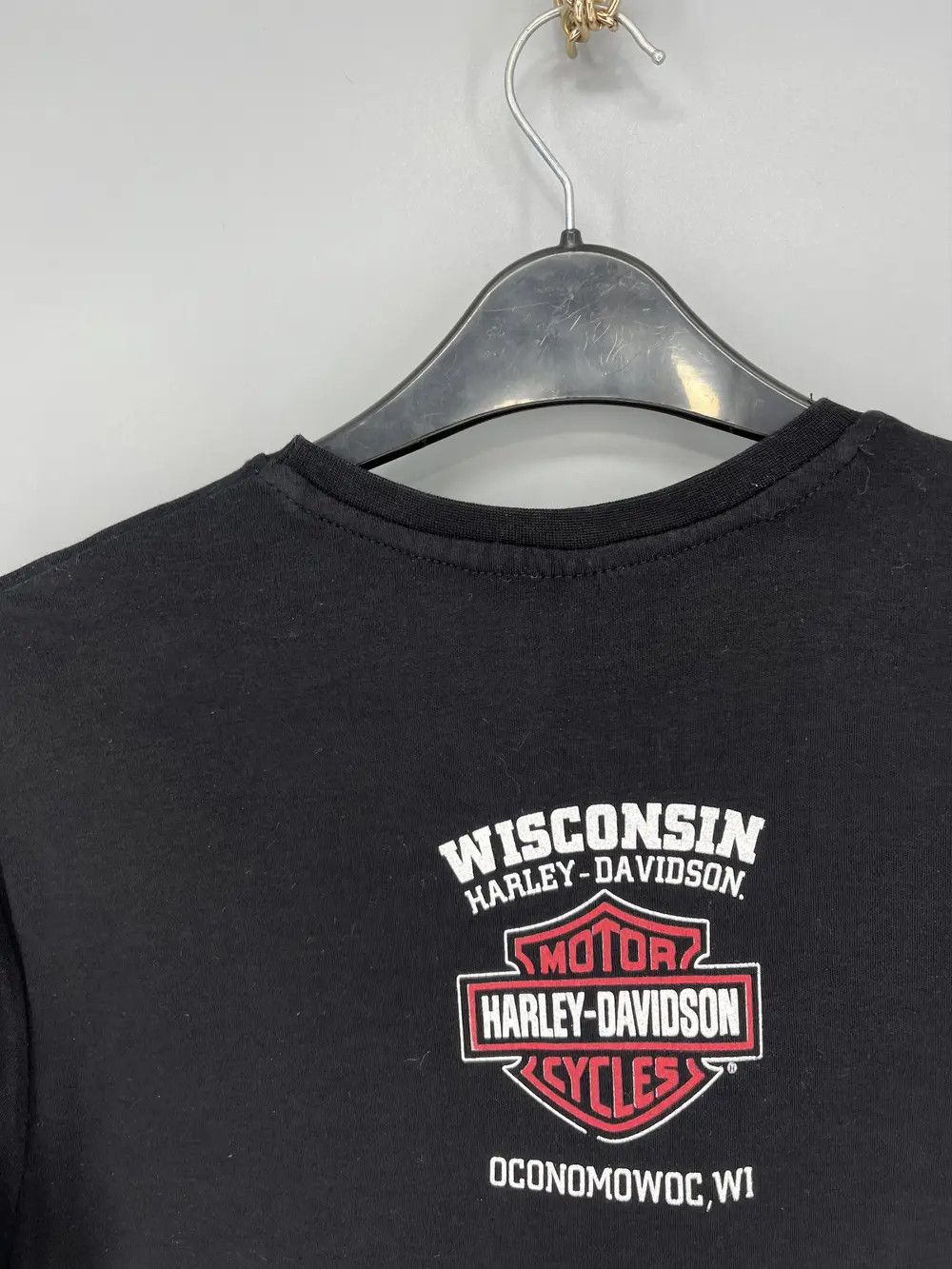 Harley Davidson Y2K Harley Davidson Freedom American Flag Tee Size US XL / EU 56 / 4 - 10 Thumbnail