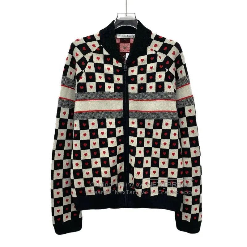 Dior Dior Women's Color-Block Cashmere Jacket . Size S / US 4 / IT 40 - 1 Thumbnail