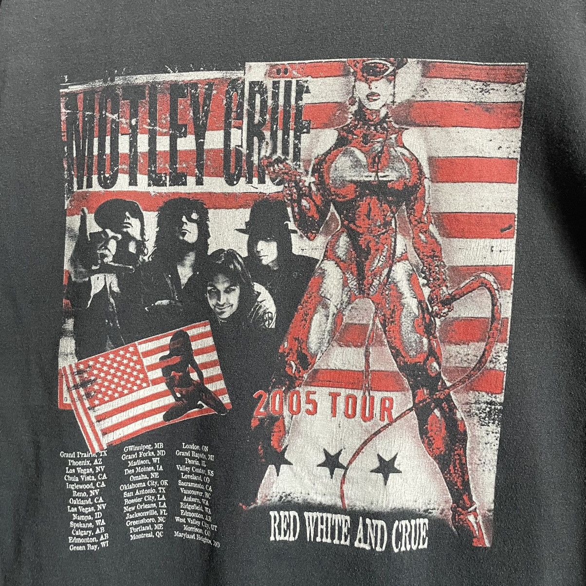 Band Tees × Vintage Vintage Motley Crue Tour 2005 Longsleeve Tshirt Size US XL / EU 56 / 4 - 4 Thumbnail