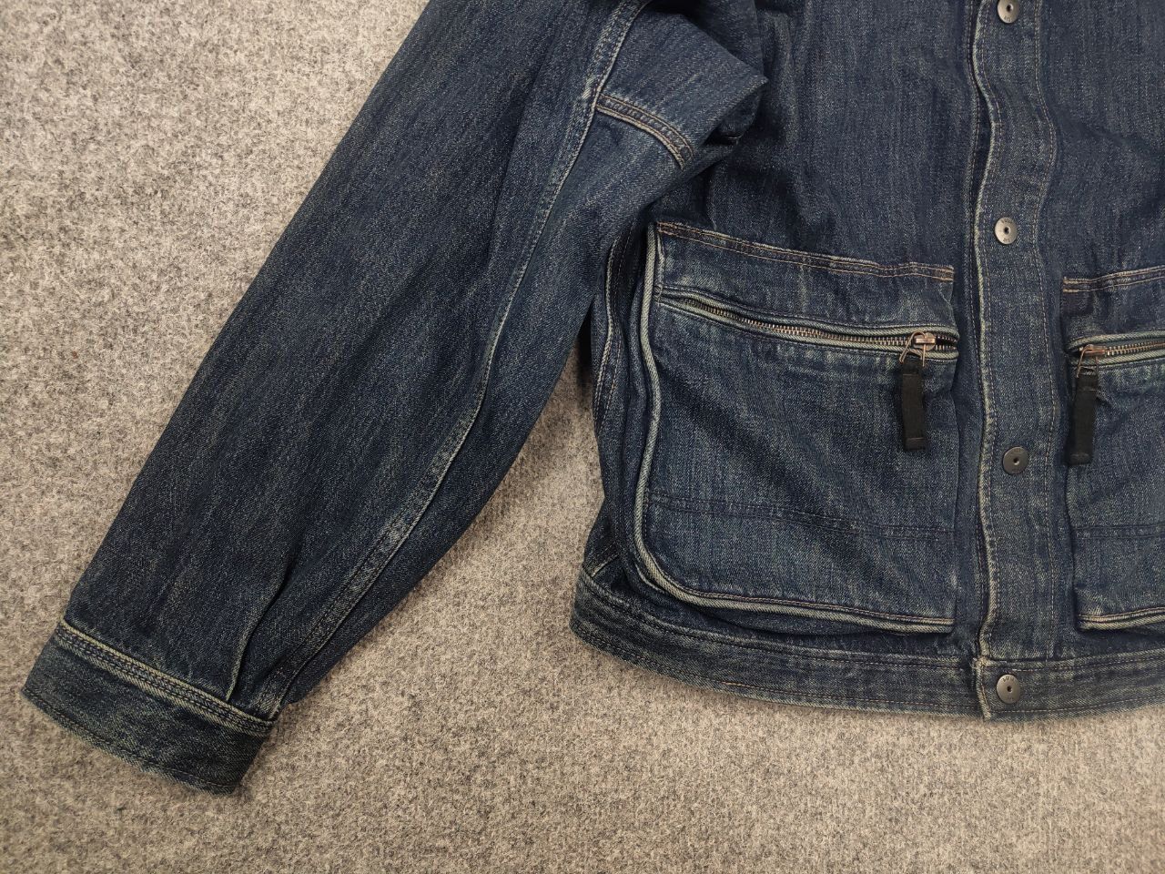 G-Star G-Star RAW Utility Coach Dakota Cargo Denim Vintage Jacket Size US L / EU 52-54 / 3 - 9 Thumbnail