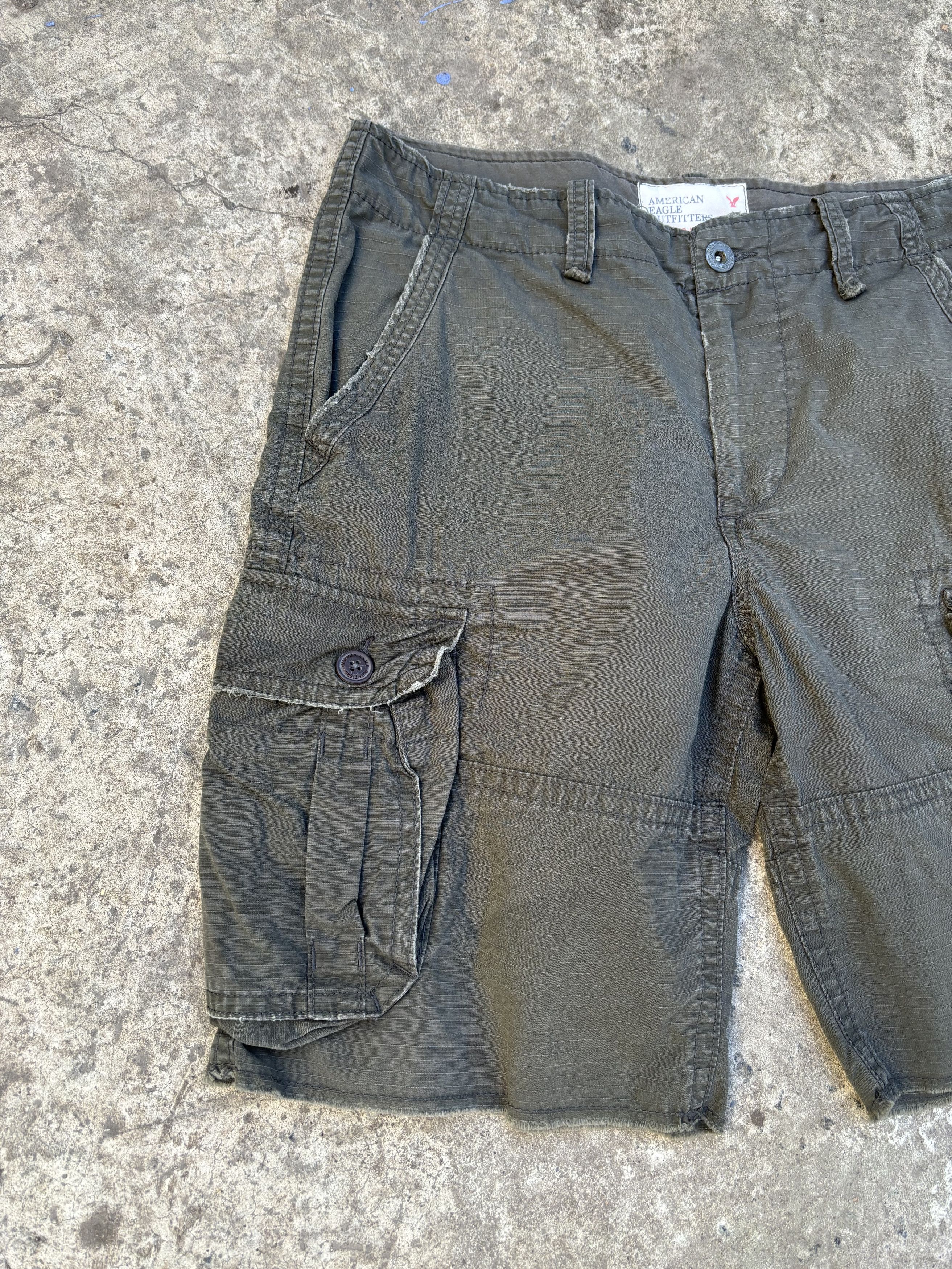 Japanese Brand Vintage Y2K Cargo Military Shorts Size US 32 / EU 48 - 3 Thumbnail