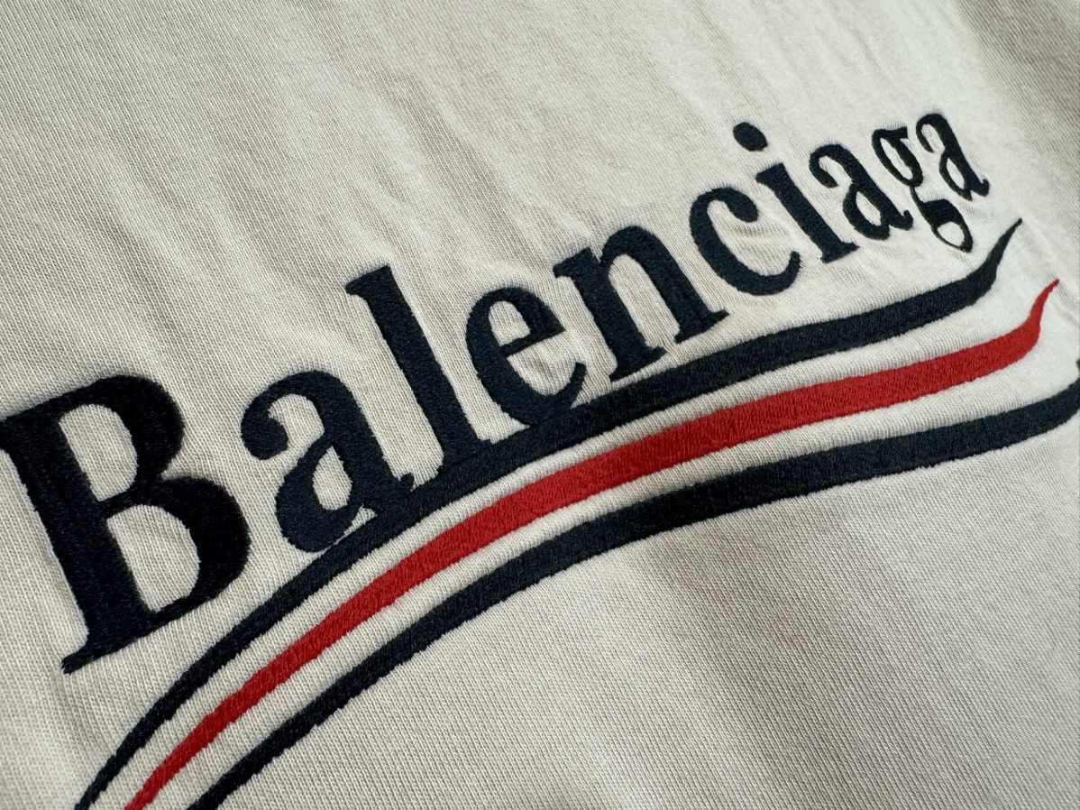 Balenciaga Campaign Logo Embroidered T-shirt Size US S / EU 44-46 / 1 - 6 Thumbnail