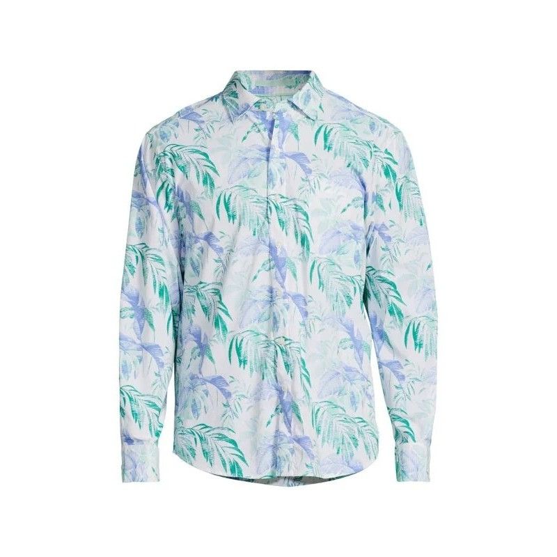 Tommy Bahama Tommy Bahama Men Siesta Key Floating Leaf Print Shirt NEW XL Size US XL / EU 56 / 4 - 3 Thumbnail