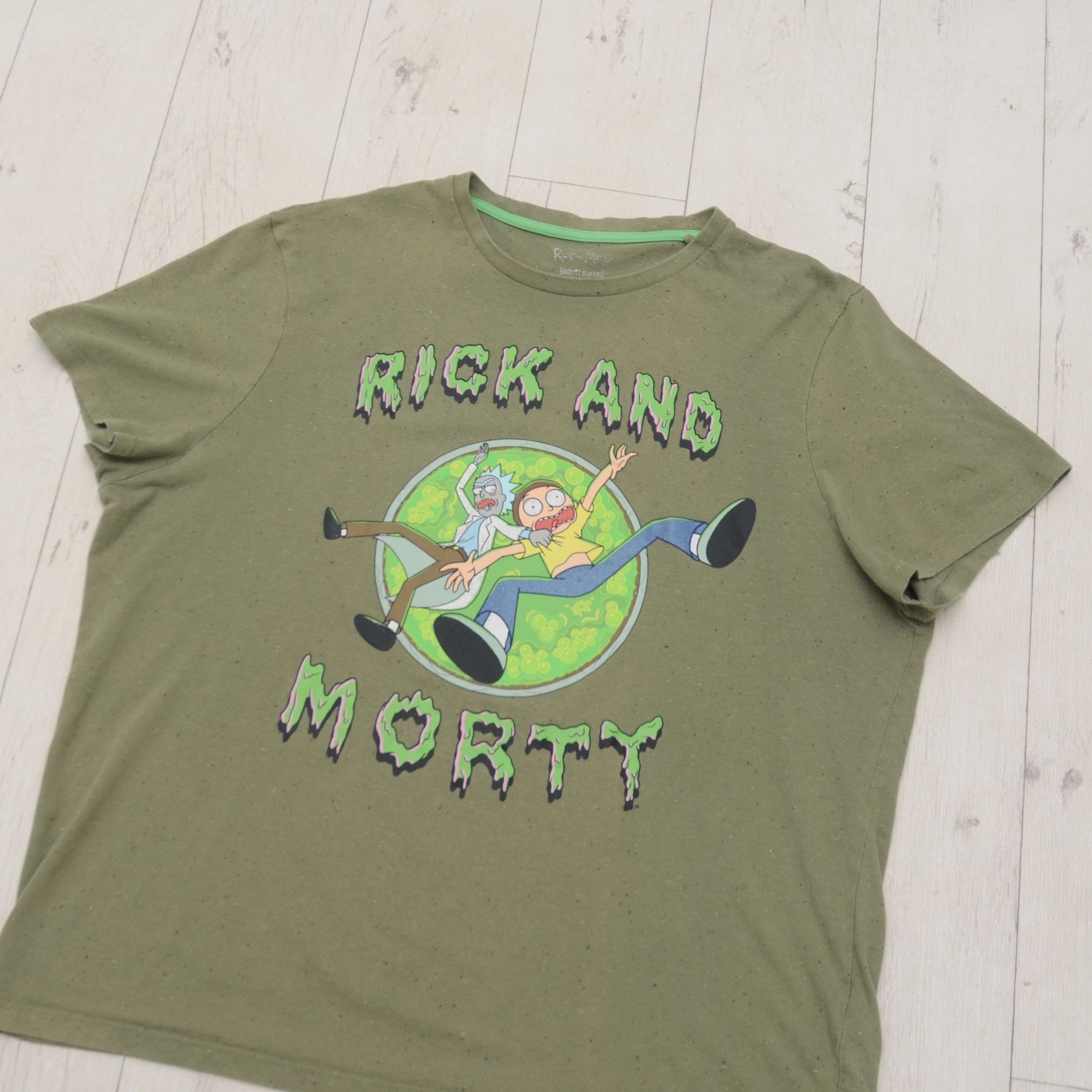 Cartoon Network Rick and Morty Men's T-Shirt Graphic Tee Cartoon Fan Merch Size US XL / EU 56 / 4 - 4 Thumbnail