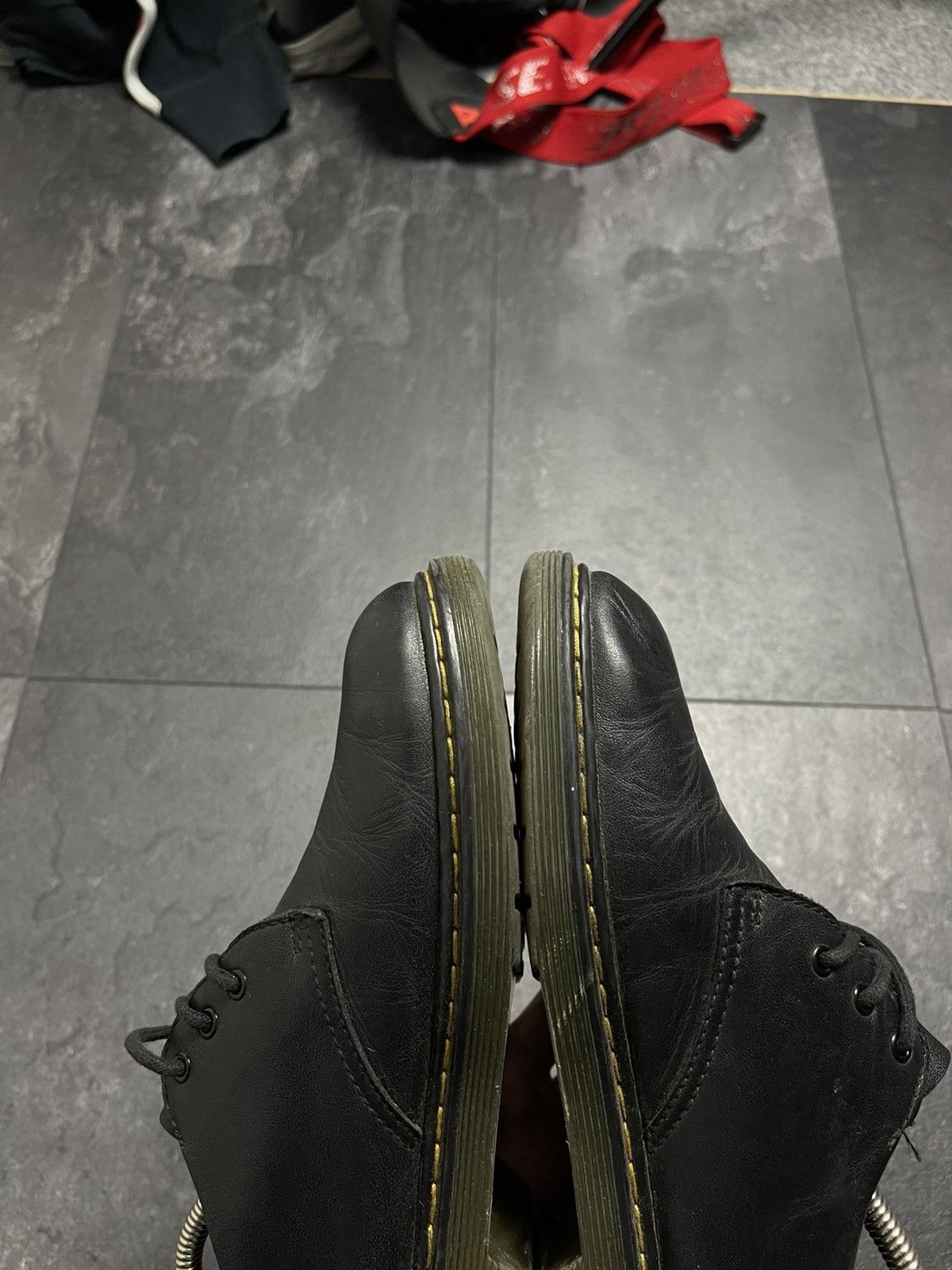 Dr. Martens × Vintage Dr Martens Oxford Shoes Black 1461 Smooth Leather Casual Size US 6 / EU 39 - 12 Thumbnail