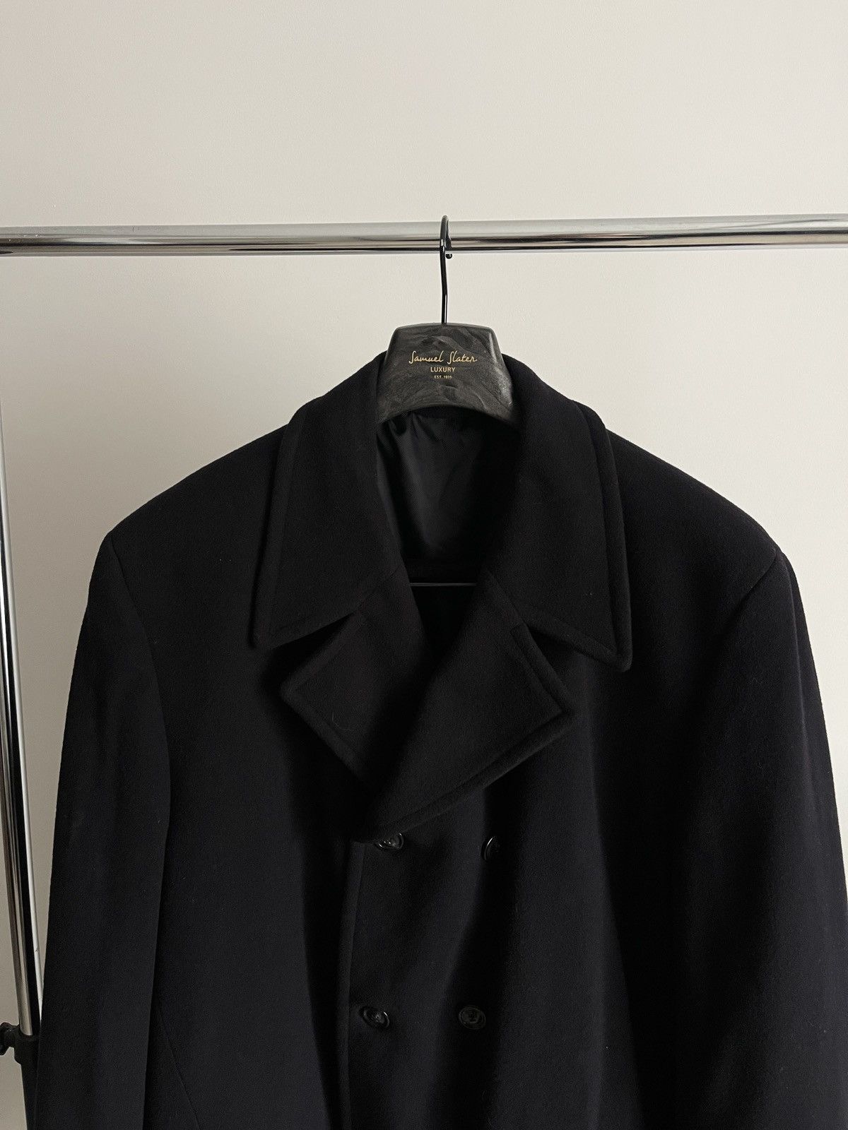 Marks & Spencer M&S St Michael Wool Double Breasted Peacoat Jacket XL Coat Size US XL / EU 56 / 4 - 2 Thumbnail