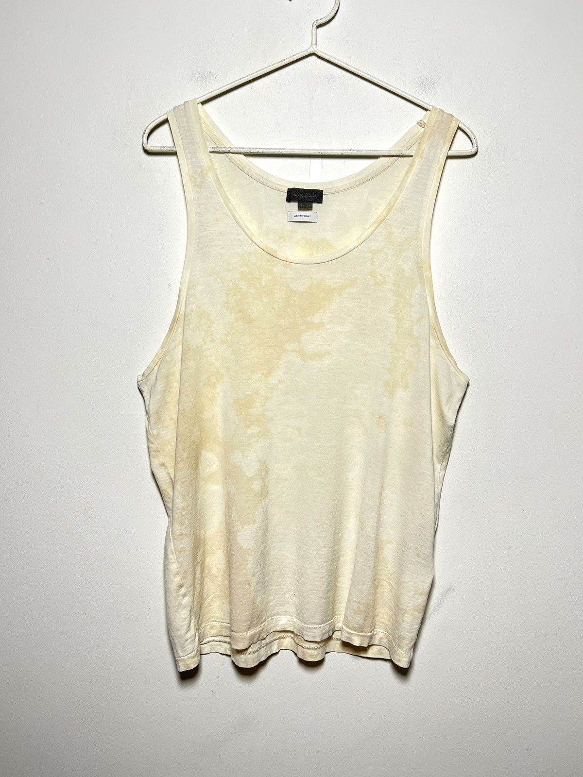 Acne Studios acne y2k tie dye piss tank top vintage single stitch Size US L / EU 52-54 / 3 - 1 Thumbnail