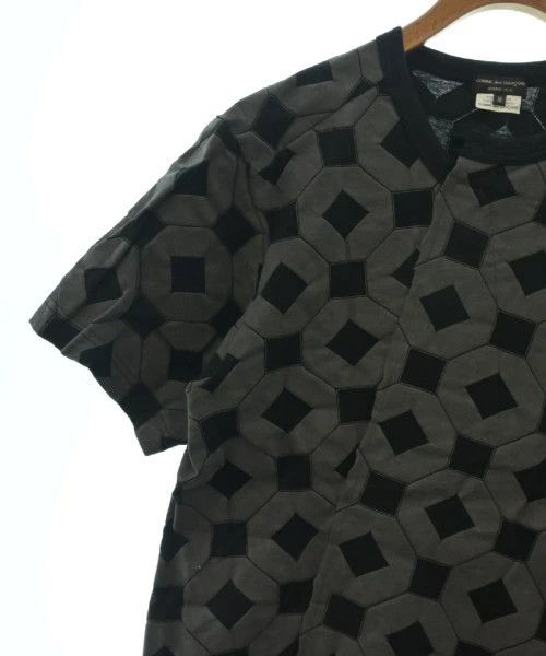 Comme des Garcons Homme Plus T-Shirts all-over pattern crewneck short sleeve Gray x Black Size US M / EU 48-50 / 2 - 3 Thumbnail