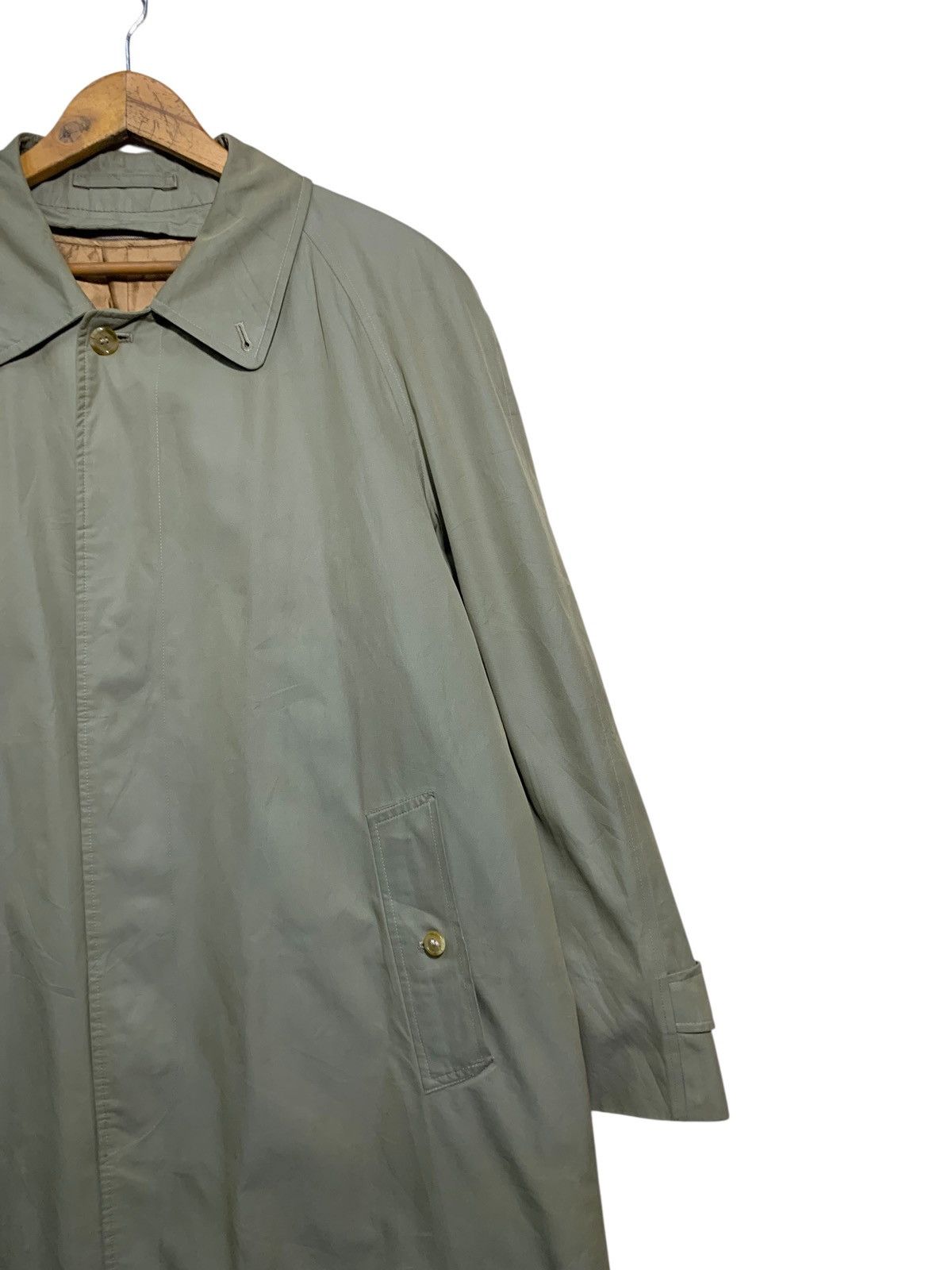 Burberry Prorsum 🔥VTG BURBERRYS ENGLAND NOVACHECK OVERCOATS OLIVE Size US L / EU 52-54 / 3 - 6 Thumbnail