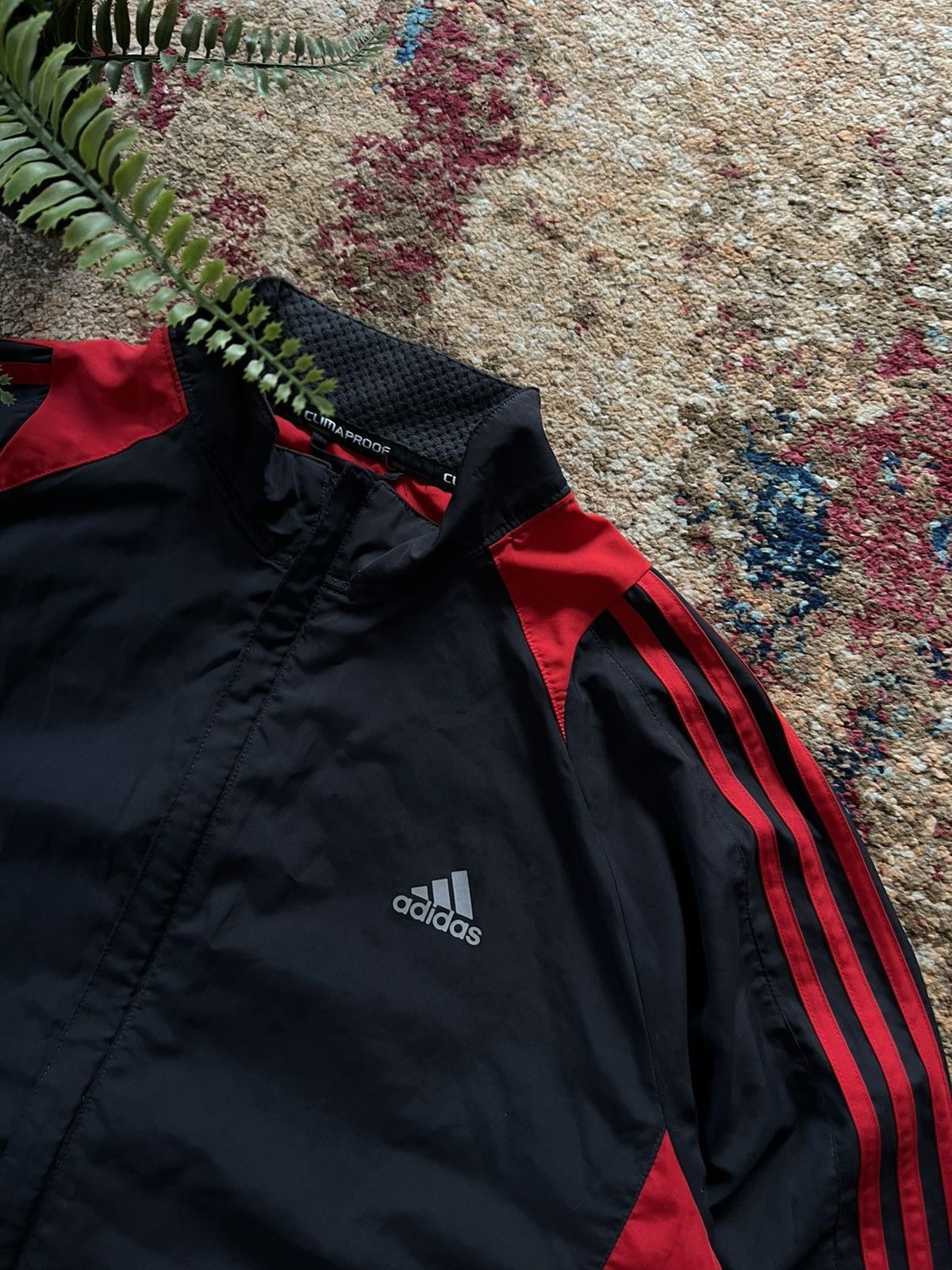 Adidas × Vintage 🐞 90’s ADIDAS 3 STRIPES TRACK JACKET CLIMAPROOF SMALL LOGO Size US XL / EU 56 / 4 - 2 Thumbnail