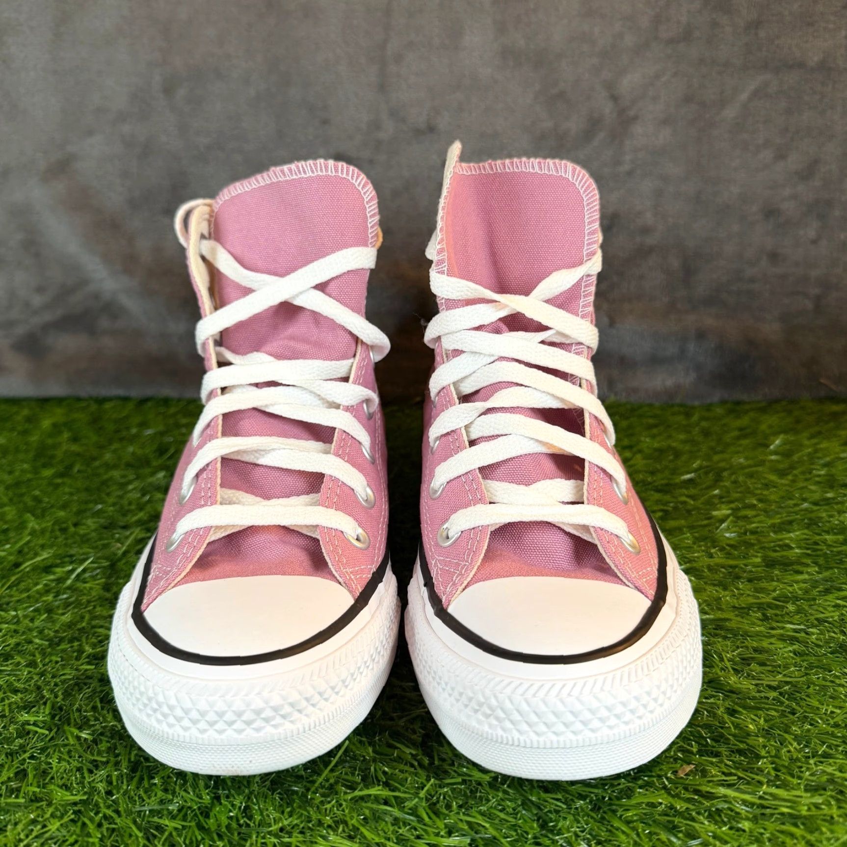 Converse Converse Chuck Taylor All Star High Top Pink Canvas Sneakers Women's 7.5 Shoes Casual Comfort Cushioned Size M / US 6-8 / IT 42-44 - 3 Thumbnail