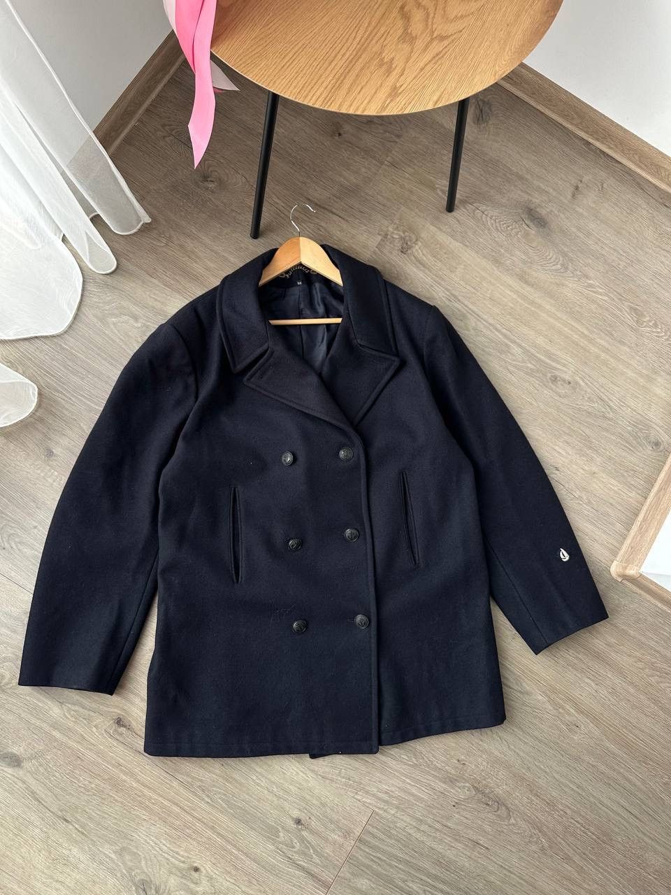 Japanese Brand × Vintage Vintage Japanese Michel Beaudouin Blue Coat Jacket Size US XL / EU 56 / 4 - 3 Thumbnail