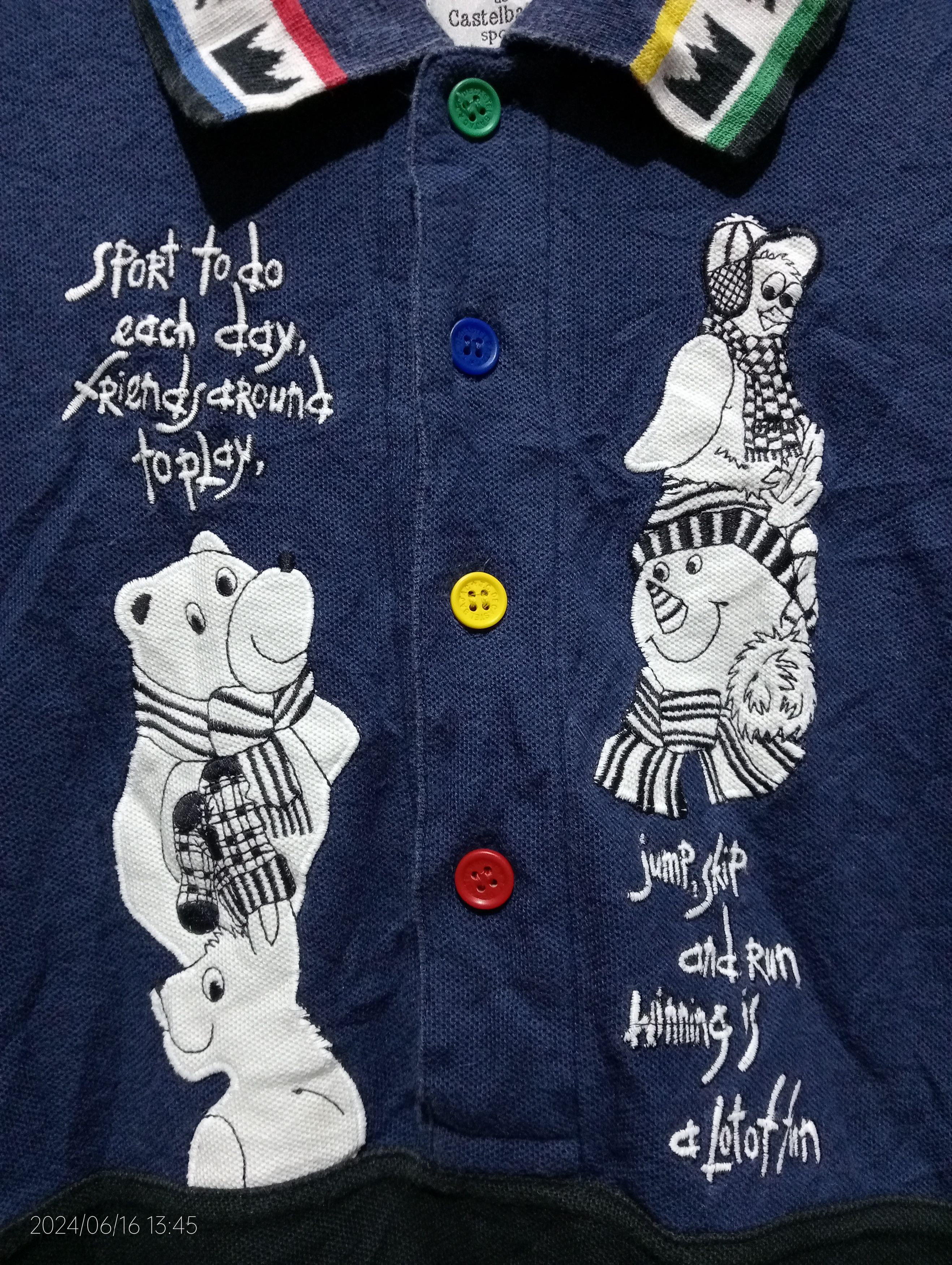 Designer × Jean Charles De Castelbajac Vintage Jean Charles de Castelbajac Polos Shirts Size US XL / EU 56 / 4 - 9 Thumbnail
