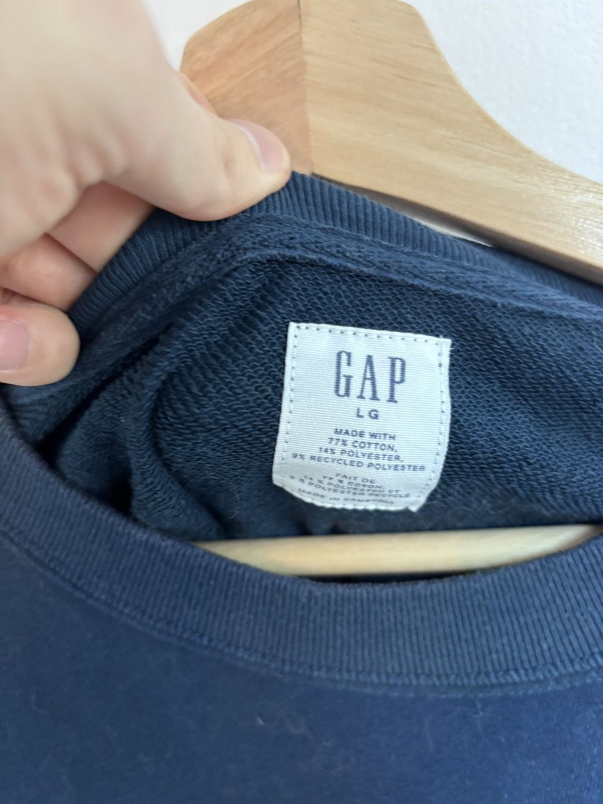 Gap Gap blue sweatshirt Size US L / EU 52-54 / 3 - 3 Thumbnail