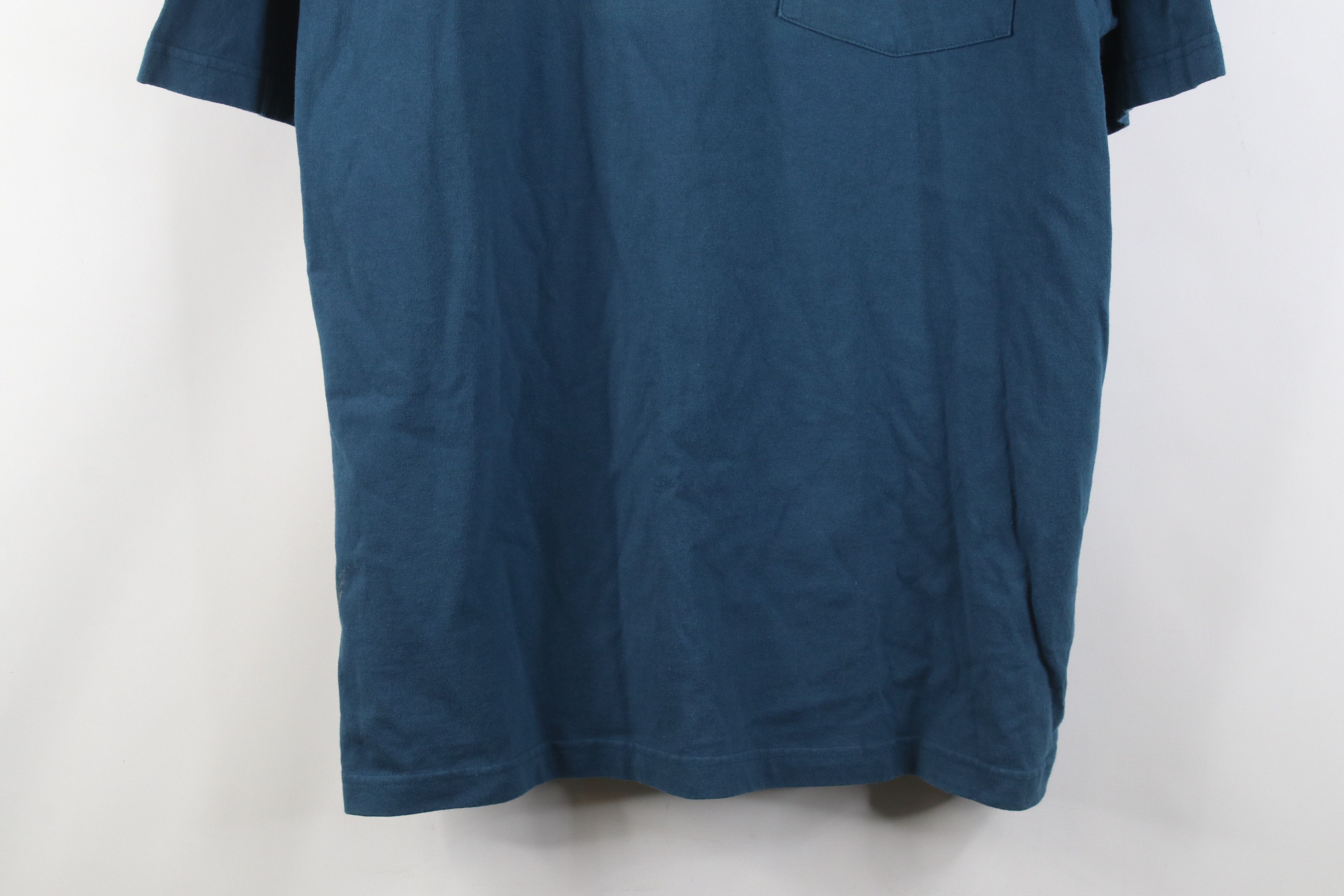 Carhartt Vintage Y2K Carhartt Original Fit Pocket T-Shirt Blue Cotton Size US L / EU 52-54 / 3 - 3 Thumbnail