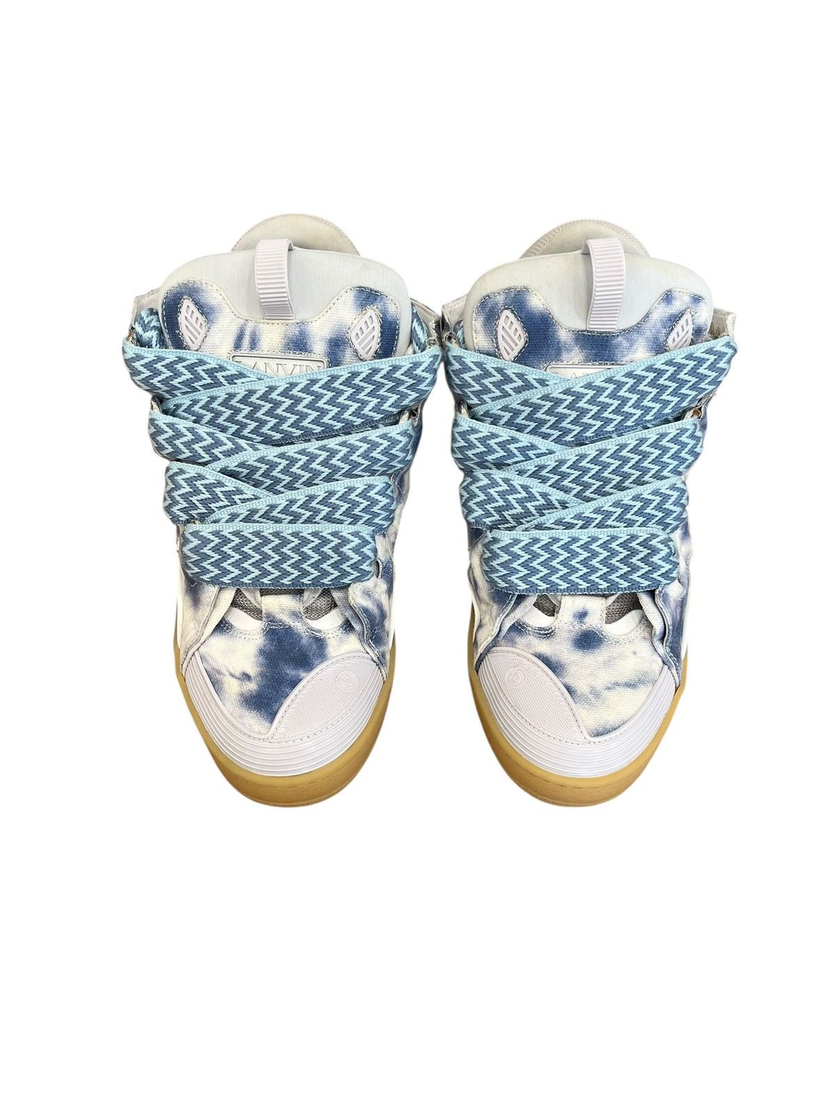 Lanvin Lanvin Curb Sneaker Washed Denim Size US 12 / EU 45 - 5 Thumbnail