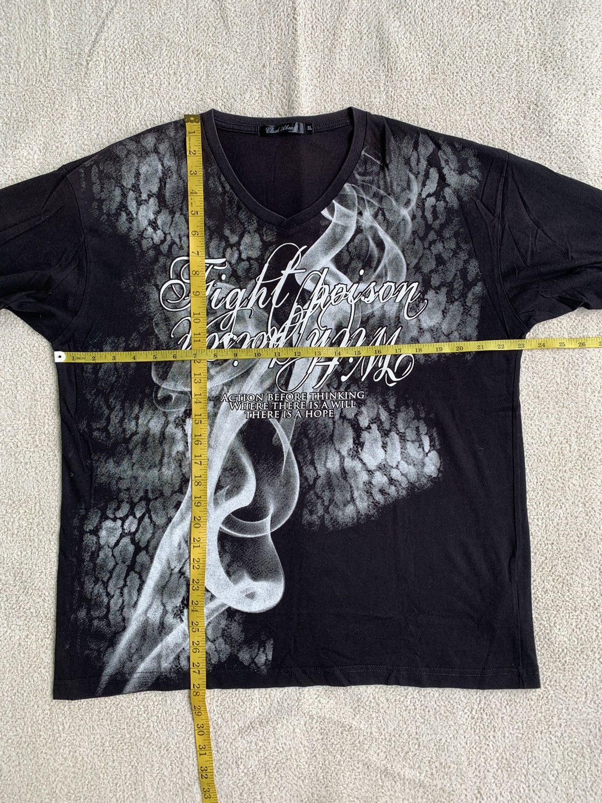 If Six Was Nine × Japanese Brand × Le Grande Bleu (L.G.B.) Clash Ahead poem longsleeve Size US L / EU 52-54 / 3 - 9 Thumbnail