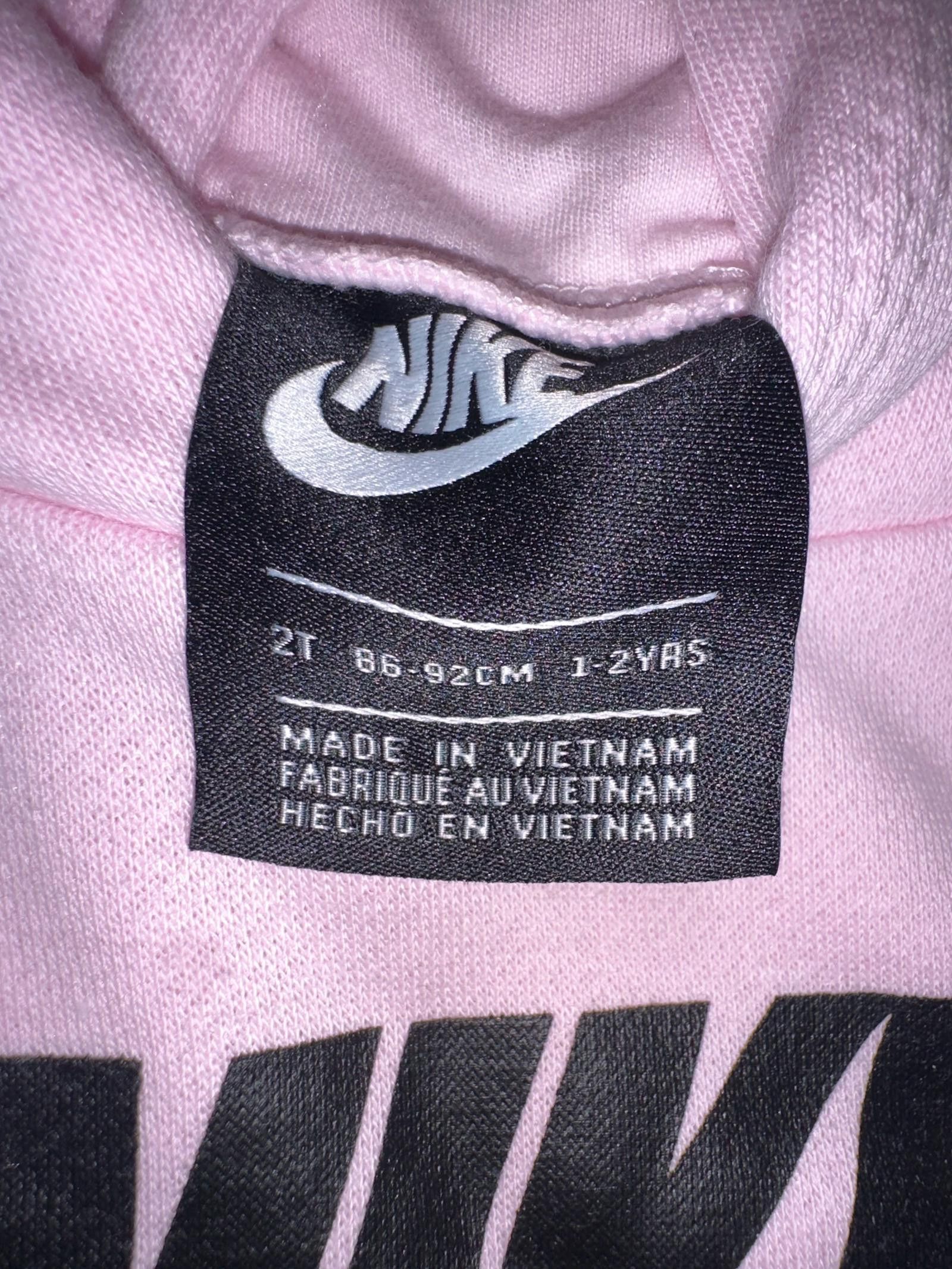 Nike Nike Sportswear Club Fleece Little Kids (Boy’s) Pink Pullover Hoodie Size US XXS / EU 40 - 2 Thumbnail