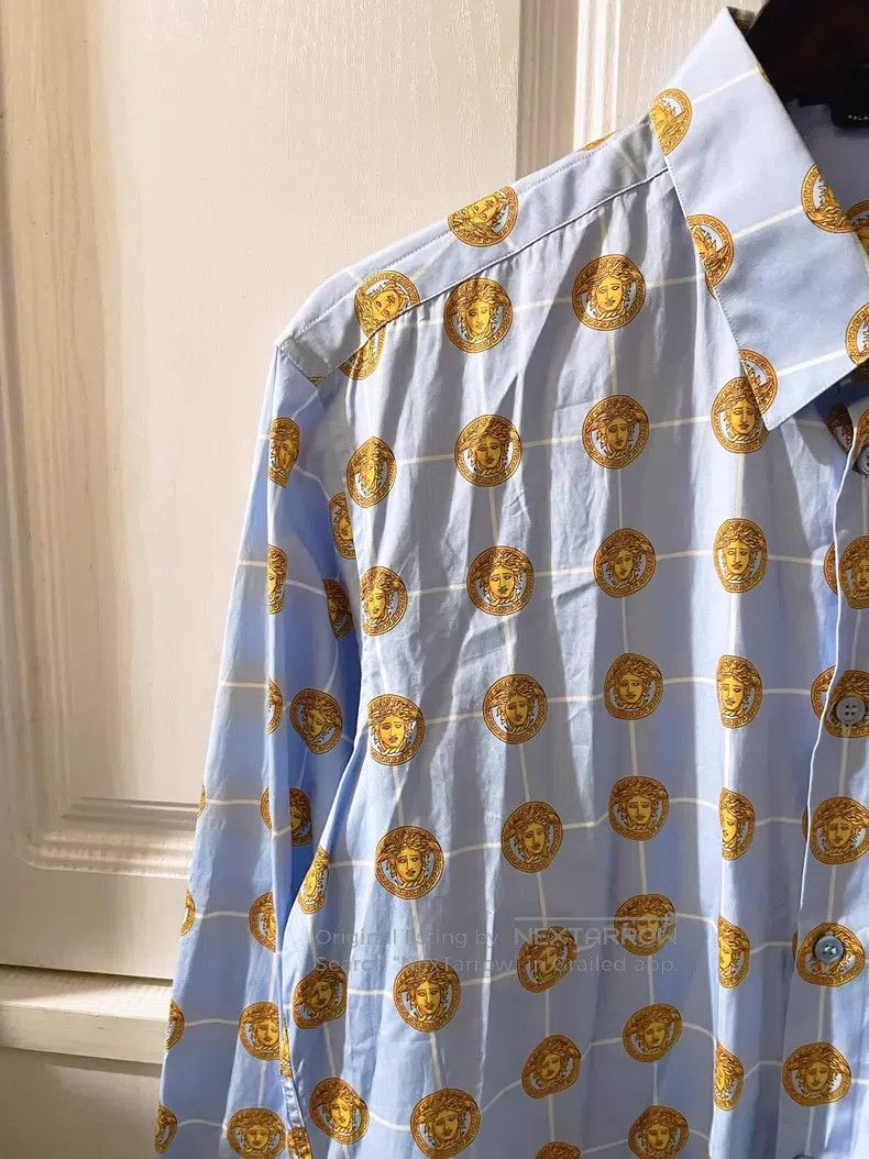 Versace Versace Printed long-sleeved shirt Size XXL / US 16-18 / IT 52-54 - 4 Thumbnail