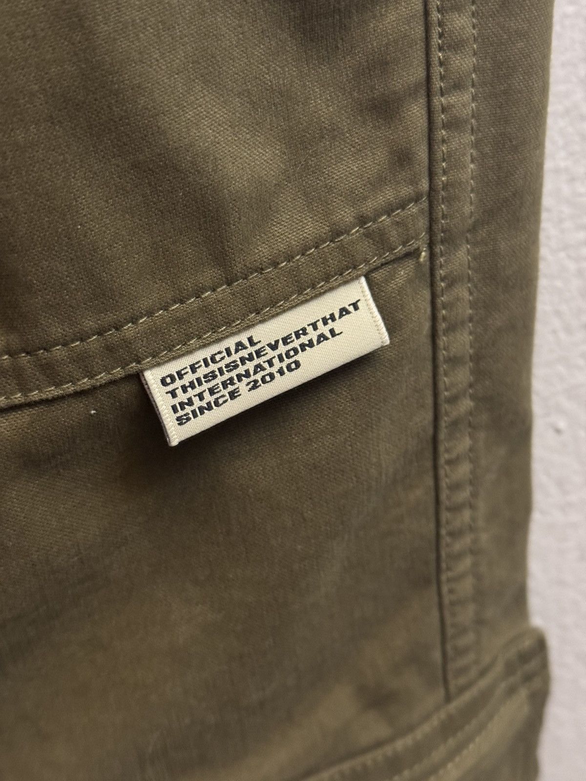 thisisneverthat thisisneverthat Flight Cargo Pant Trouser Bottom Olive Green Size US 32 / EU 48 - 2 Thumbnail