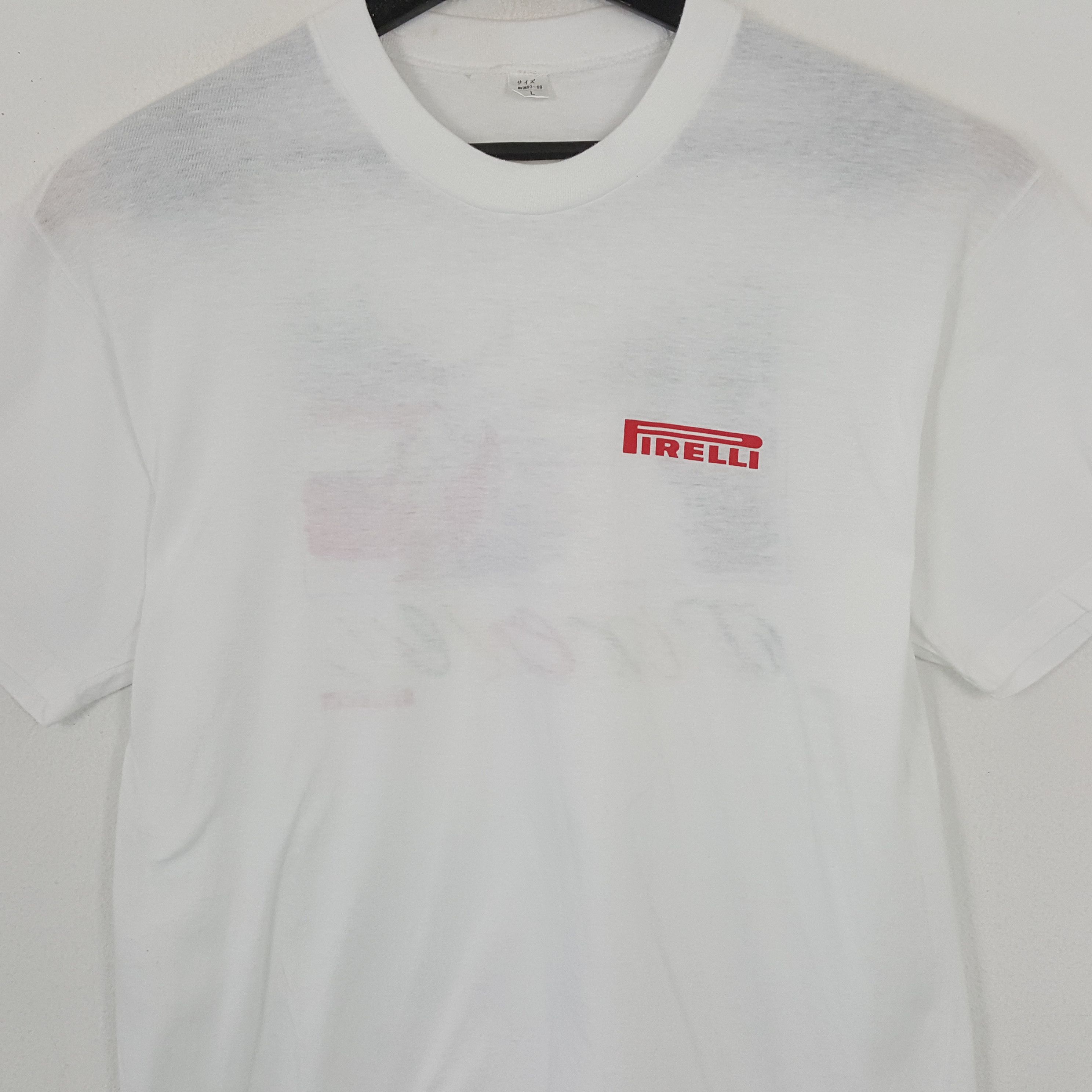 Pirelli × Vintage PIRELLI Tshirt Backprint Design Cars Design Size US M / EU 48-50 / 2 - 4 Thumbnail