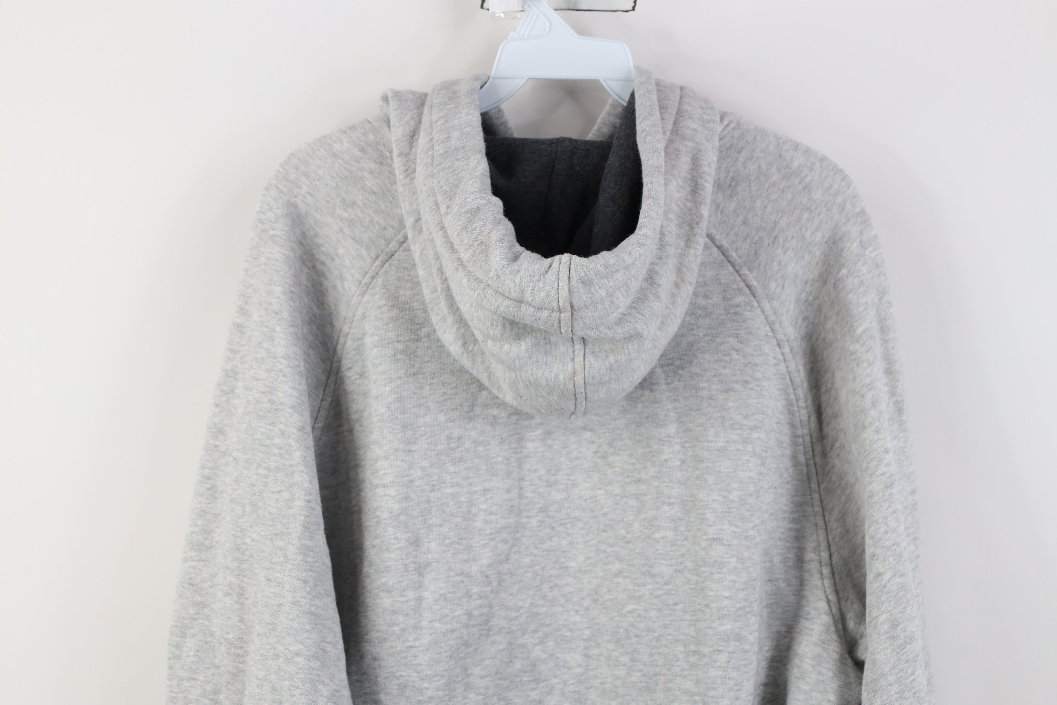 Nike Vintage Y2K Nike Mini Swoosh Hoodie Sweatshirt Heather Gray Size US L / EU 52-54 / 3 - 14 Thumbnail