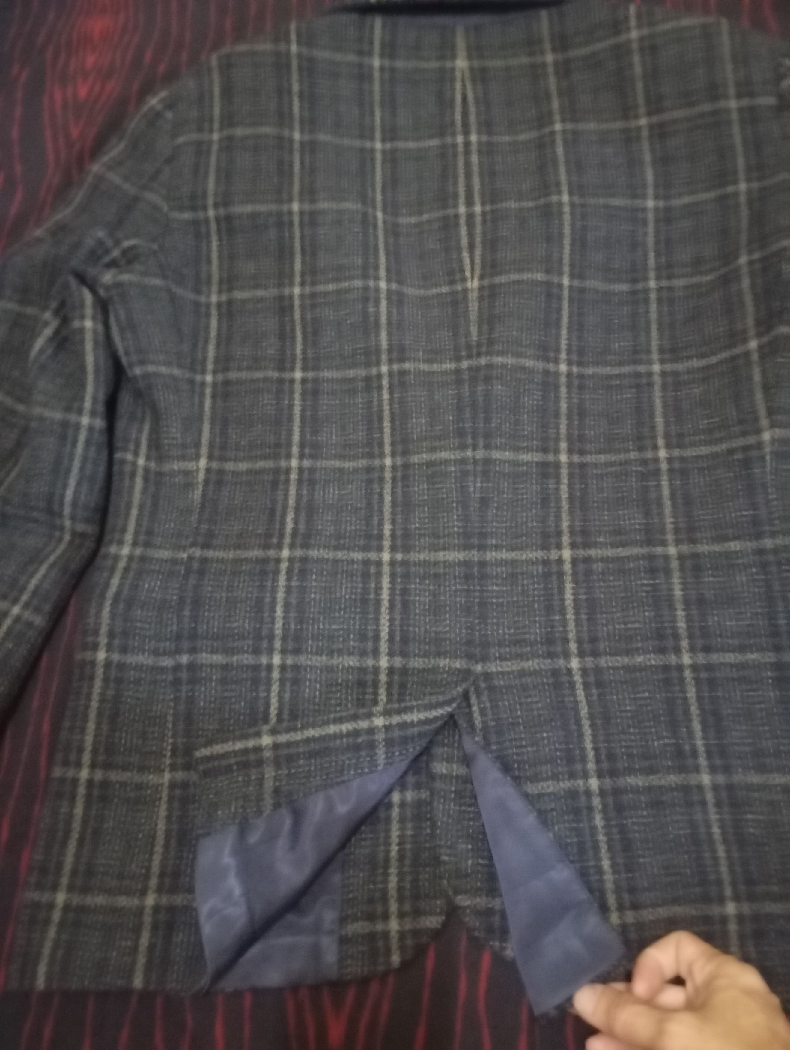Eddie Bauer Eddie Bauer - Mens Homme - vintage checkered tweed blazer Size 38L - 2 Thumbnail