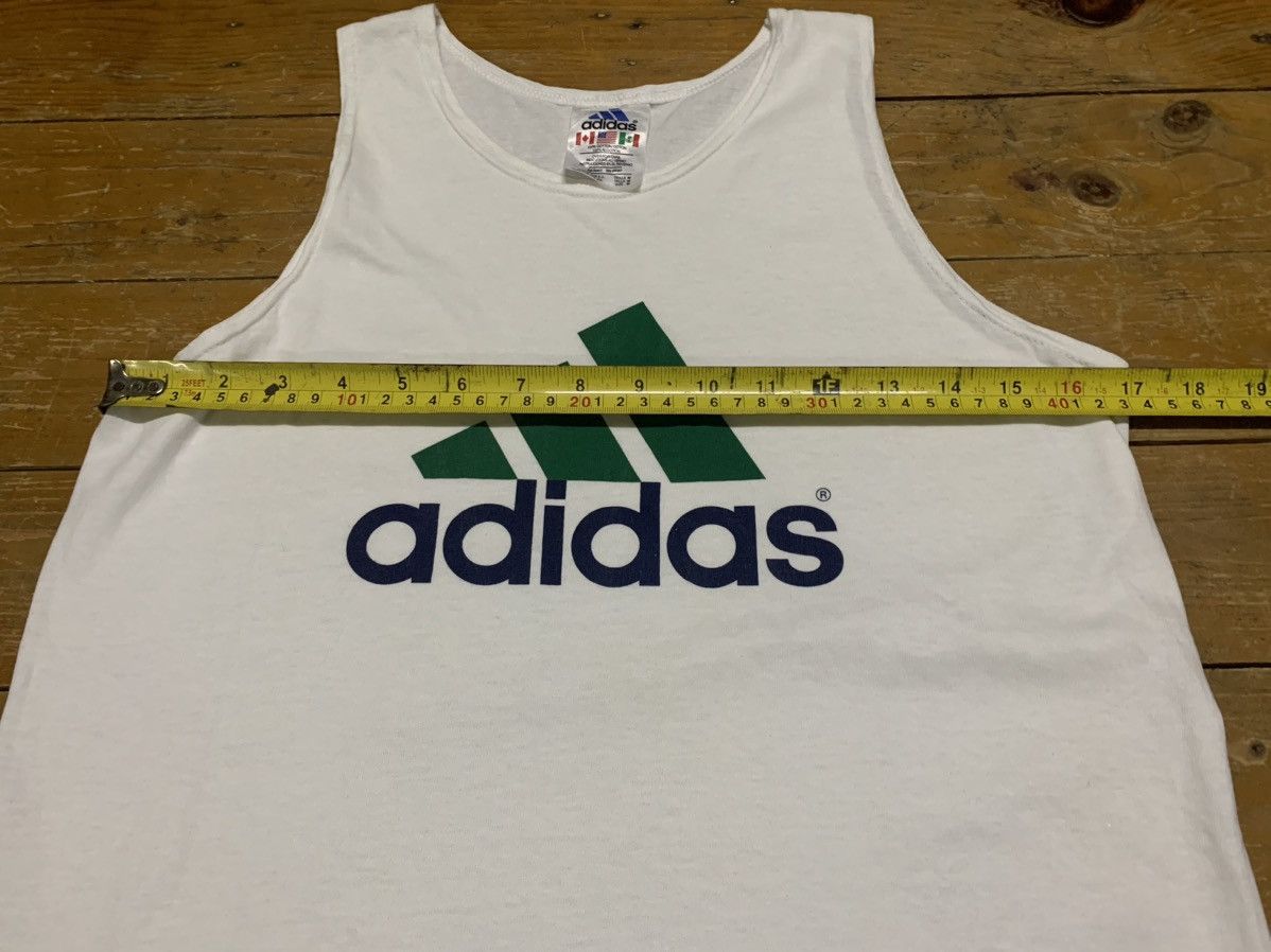 Adidas × Vintage Y2k Adidas Tank Top Big Logo Printed Tee Size US XS / EU 42 / 0 - 6 Thumbnail