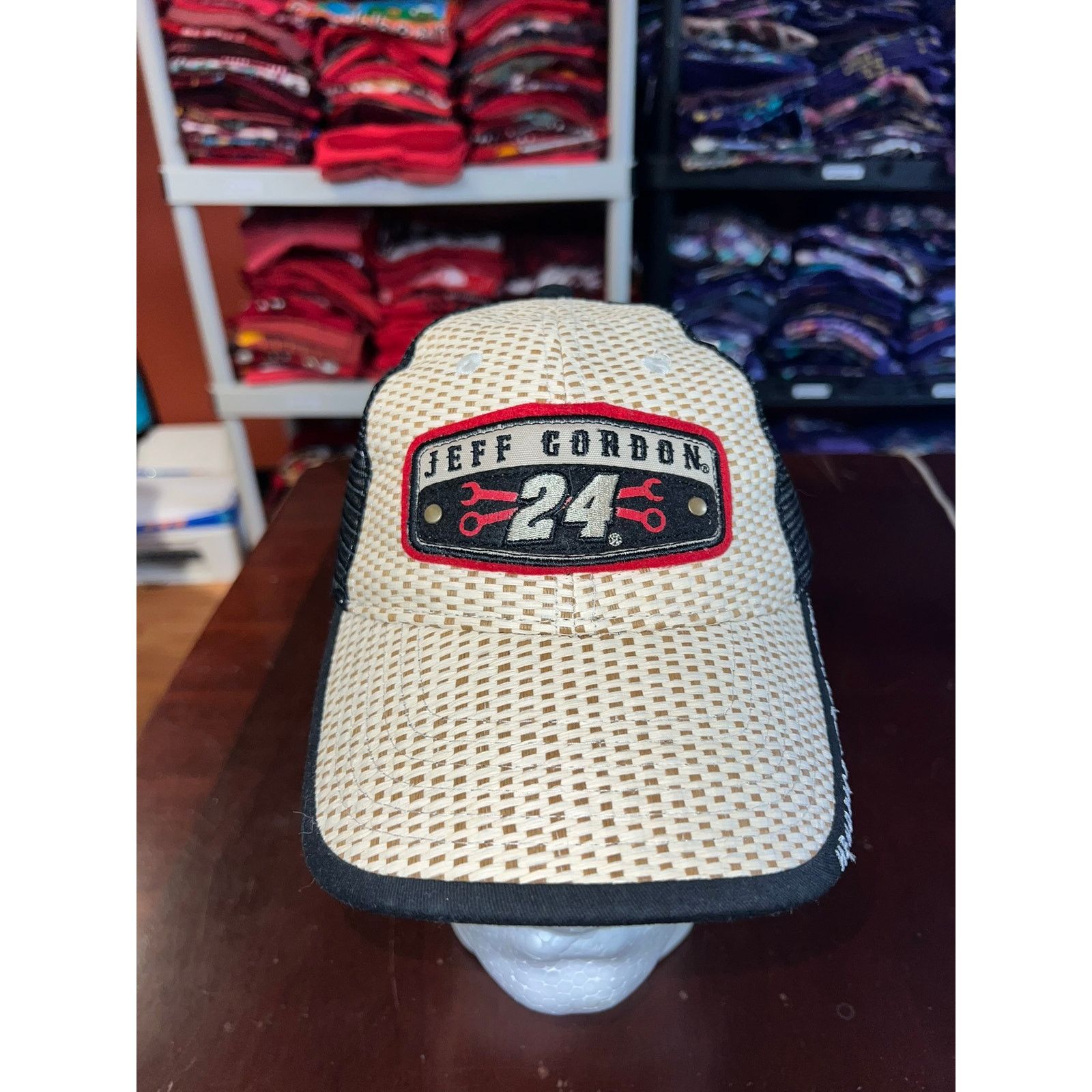 NASCAR Jeff Gordon Hat 24 Chase Authentics Black Cap Headwear Size ONE SIZE - 1 Thumbnail