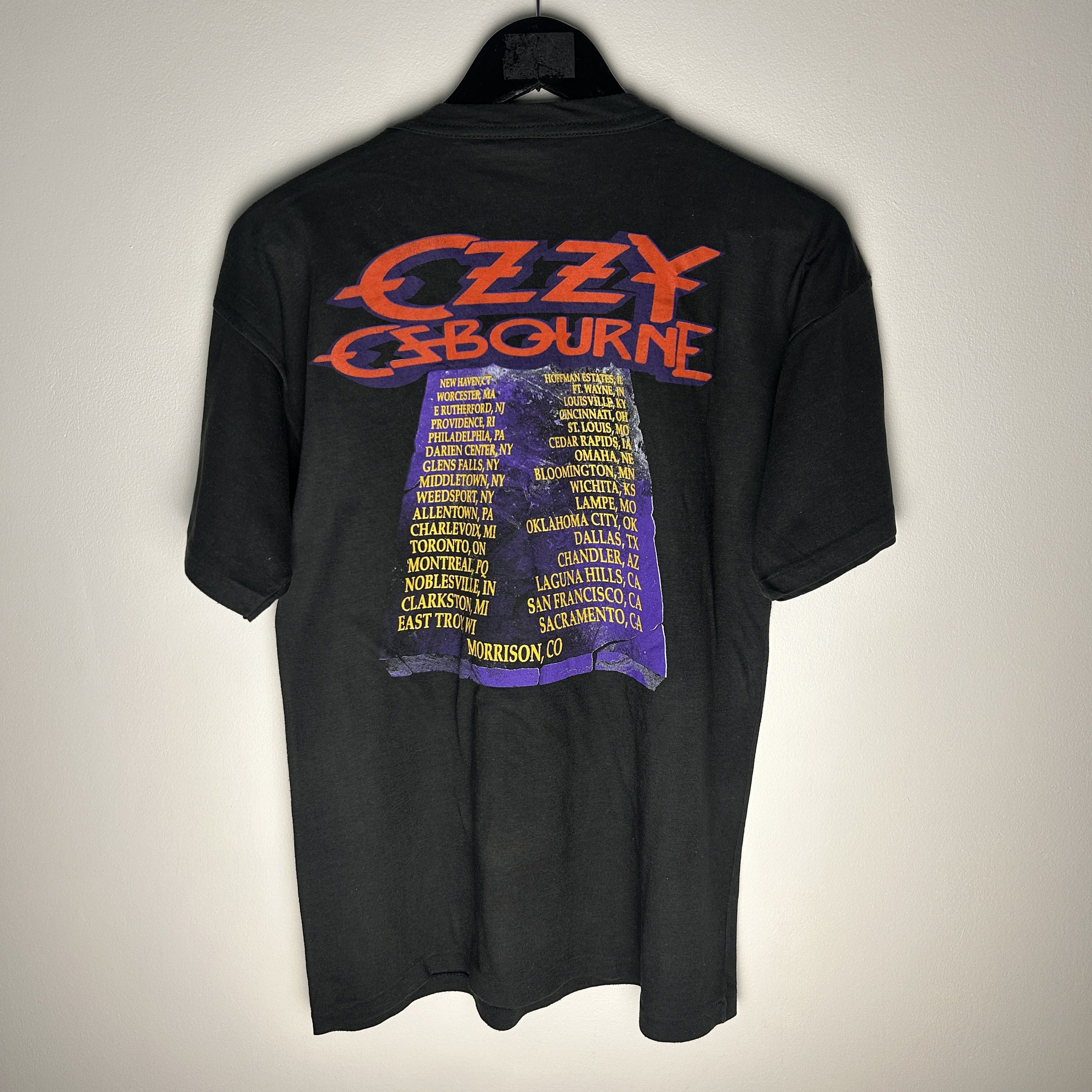Band Tees Vintage Ozzy Osbourne 1989 Tour Band T-shirt Size US L / EU 52-54 / 3 - 2 Thumbnail