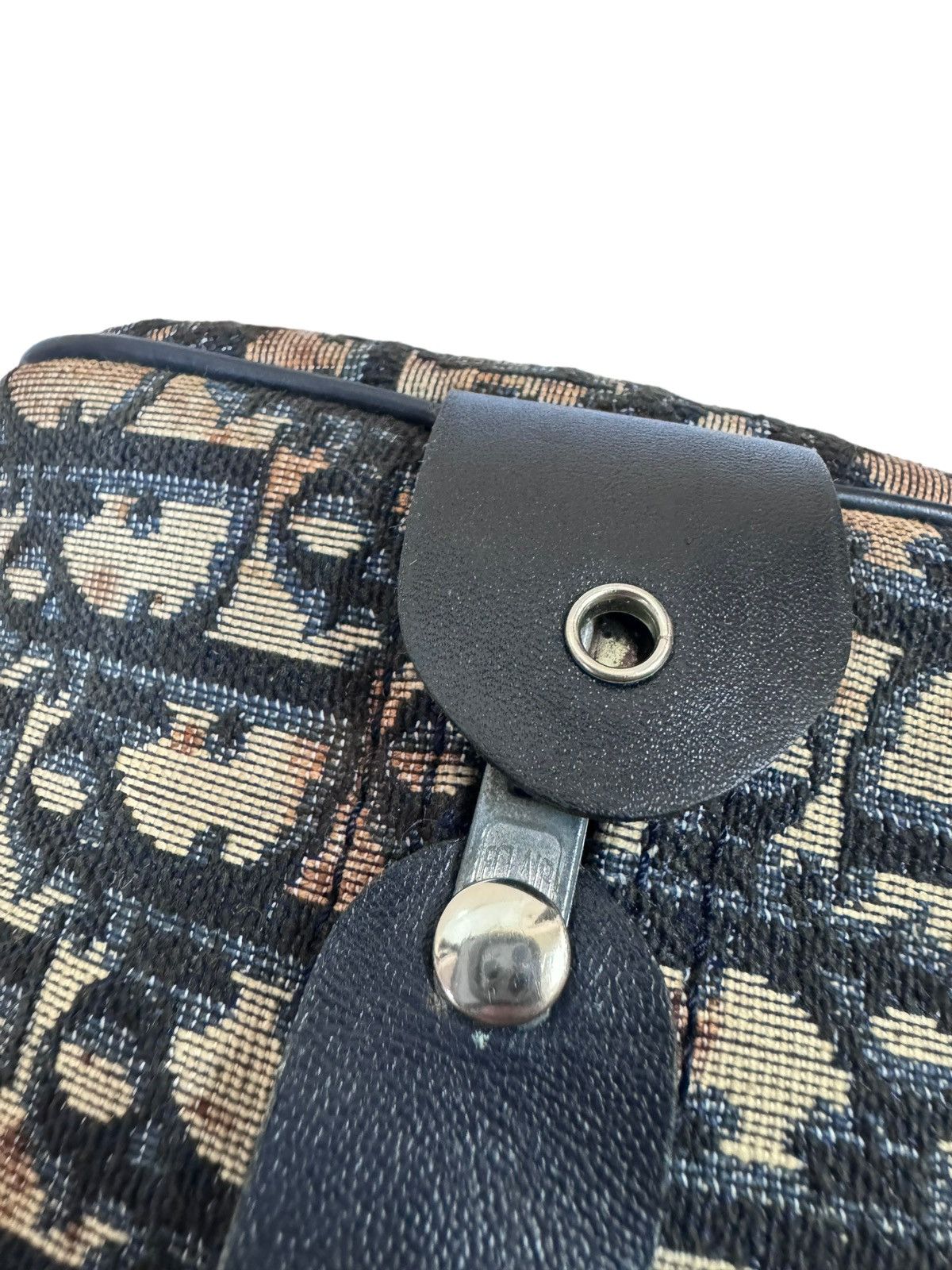Dior Christian Dior Monogram Blue Oblique Canvas Boston Bag Size ONE SIZE - 19 Thumbnail