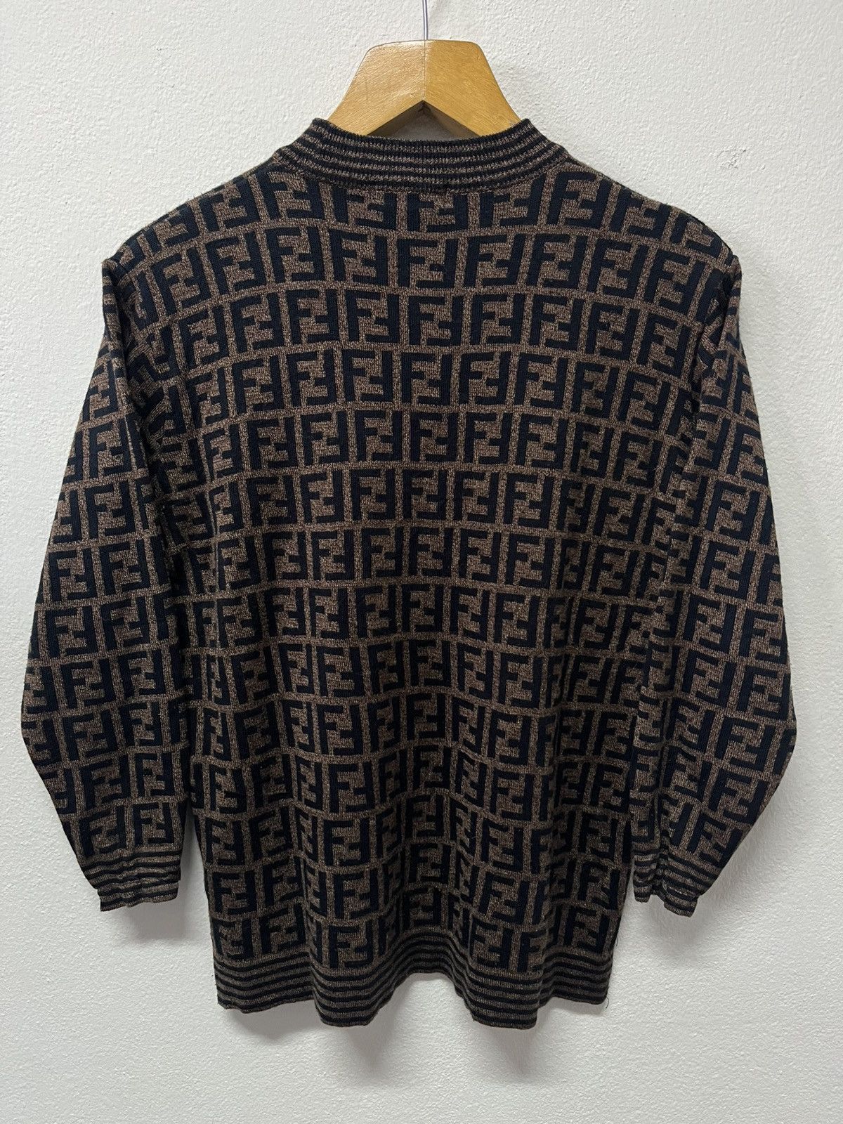 Fendi VINTAGE FENDI MARC MONOGRAM KNITWEAR 90s ‘ Size US XS / EU 42 / 0 - 2 Thumbnail