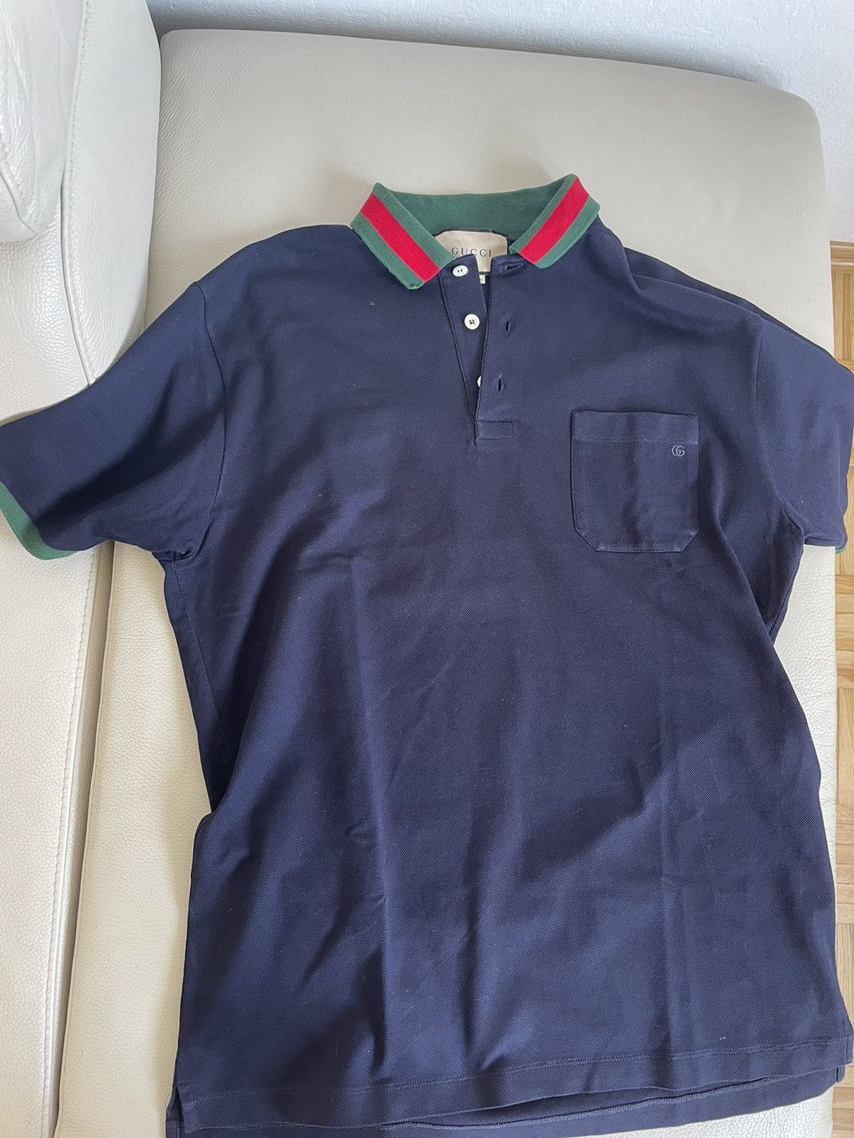Gucci Elephant Print Polo Shirt in Natural for Men | Lyst