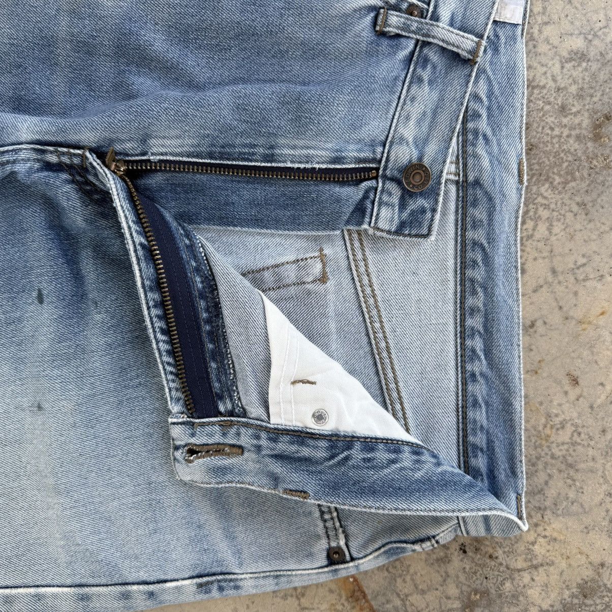Edwin Vintage Edwin faded RIPPEP jeans denim pants Size US 34 / EU 50 - 7 Thumbnail