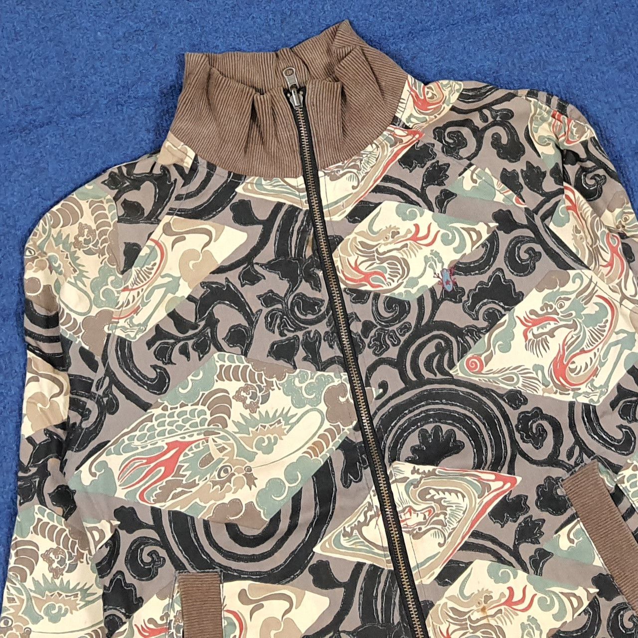 Japanese Brand Vintage In Good Light Japan Dragon Reversible Jacket C288N21 Size US XS / EU 42 / 0 - 2 Thumbnail