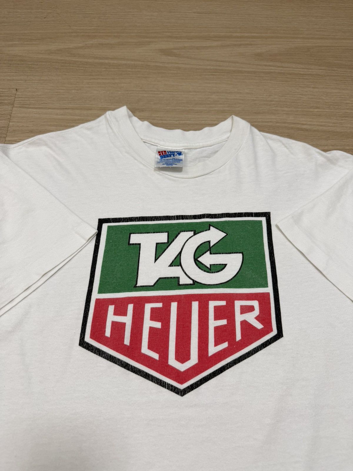 Other Vintage 90s TAG HEUER t-shirt Size US L / EU 52-54 / 3 - 2 Thumbnail