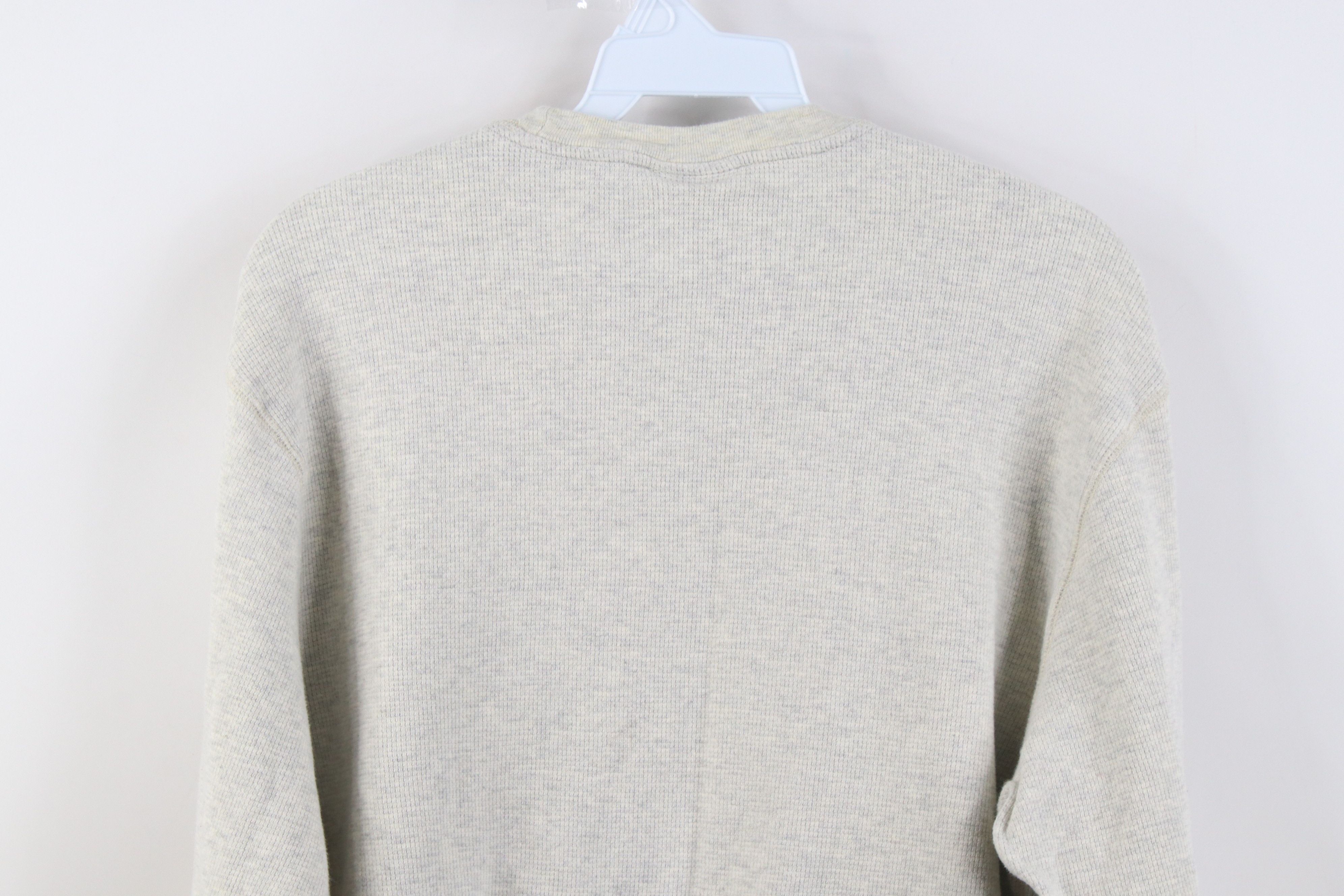 Polo Ralph Lauren Vintage 90s Y2K Ralph Lauren Knit Long Sleeve T-Shirt Gray Size US XL / EU 56 / 4 - 9 Thumbnail