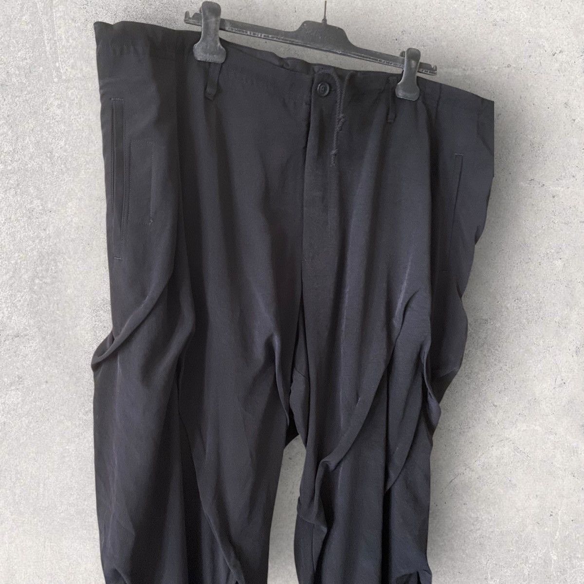 Yohji Yamamoto NWT S/S23 Rayon Blend Shrunk Pants Size US 34 / EU 50 - 3 Thumbnail