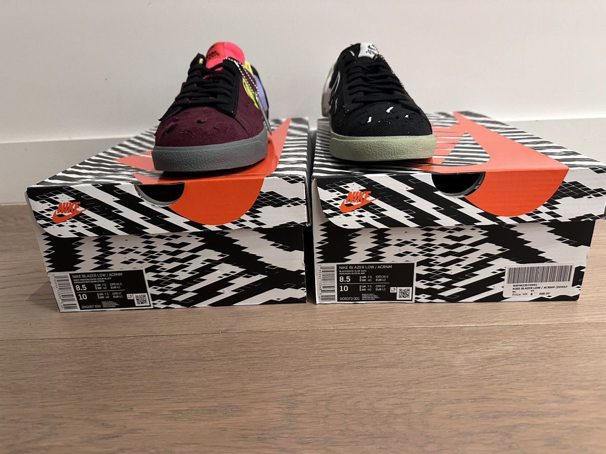 Acronym × Nike Nike X Acronym Blazer Both Colorways Size US 8.5 / EU 41-42 - 2 Thumbnail