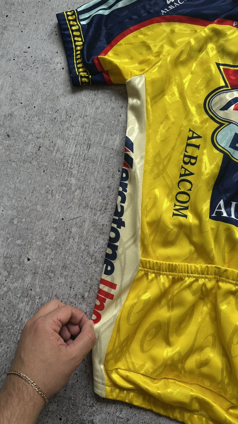 1999 Asics Bianchi Mercatone Uno Vintage Cycling Jersey