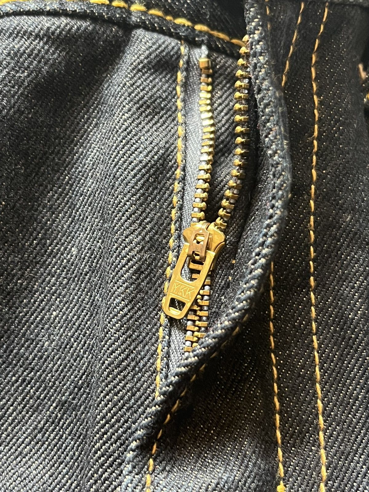 If Six Was Nine × Japanese Brand Selvedge Co & Lu Denim Jeans Motor Racing Spellout Size US 30 / EU 46 - 10 Thumbnail