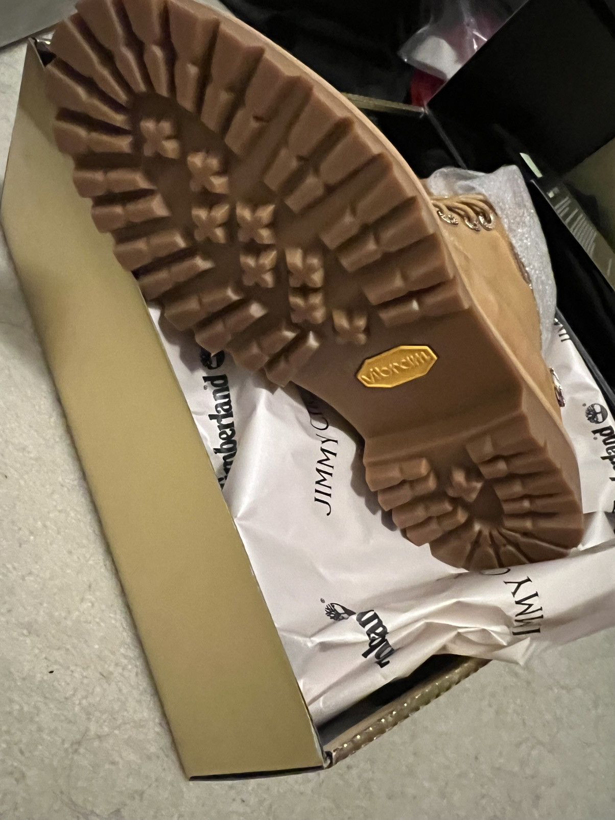 Jimmy Choo × Timberland Timberland & Jimmy Choo Premium Wheat Swarovski Crystal Size US 9.5 / EU 42-43 - 6 Thumbnail
