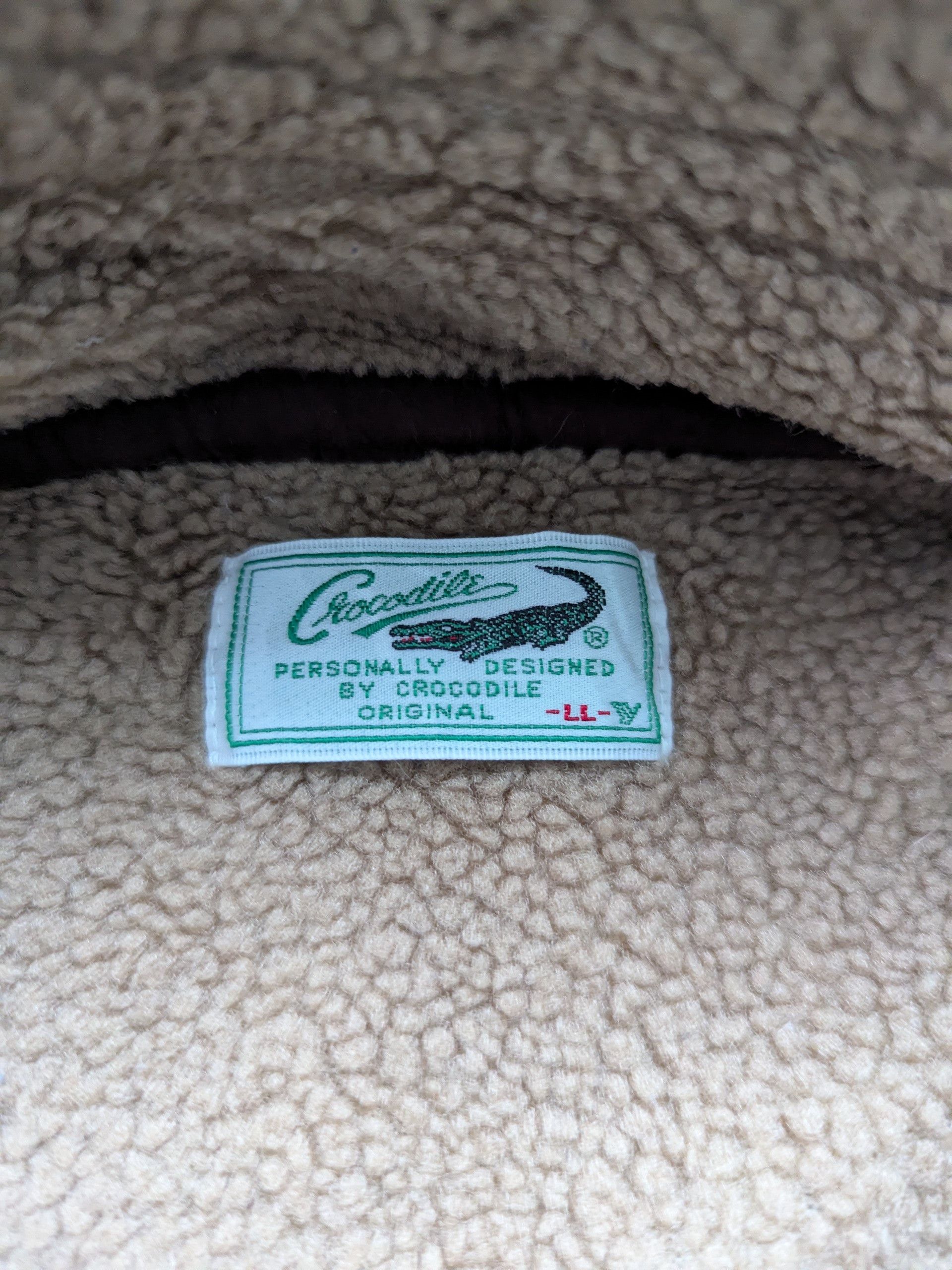 Japanese Brand × Vintage Vintage 2000s Crocodile Fleece Jacket B 3 Pattern Style Size US L / EU 52-54 / 3 - 11 Thumbnail