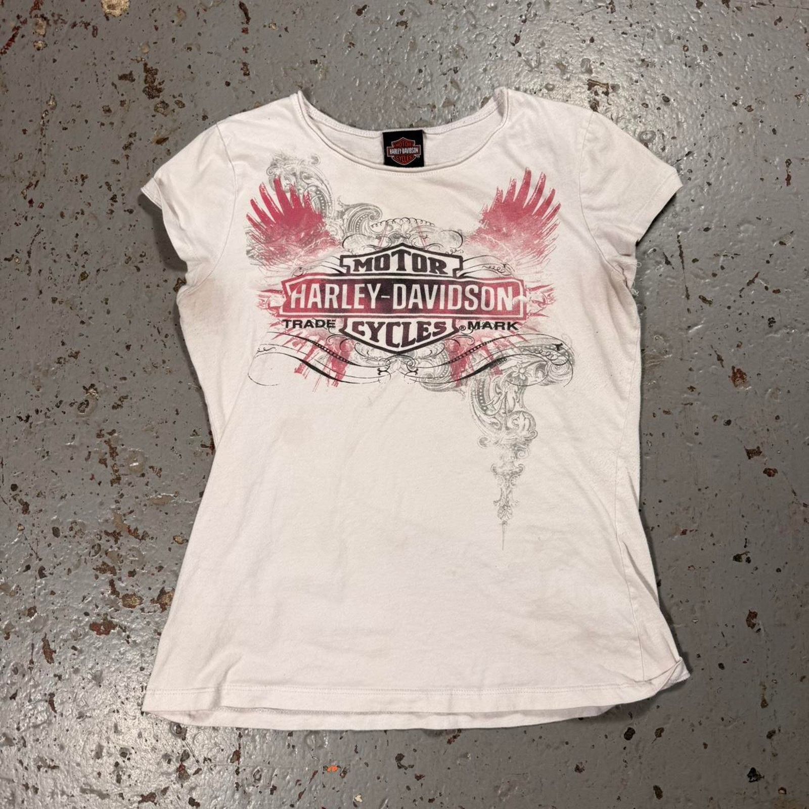Harley Davidson Vintage harley davidson y2k womens Angel Wing Tee Size S / US 4 / IT 40 - 1 Thumbnail