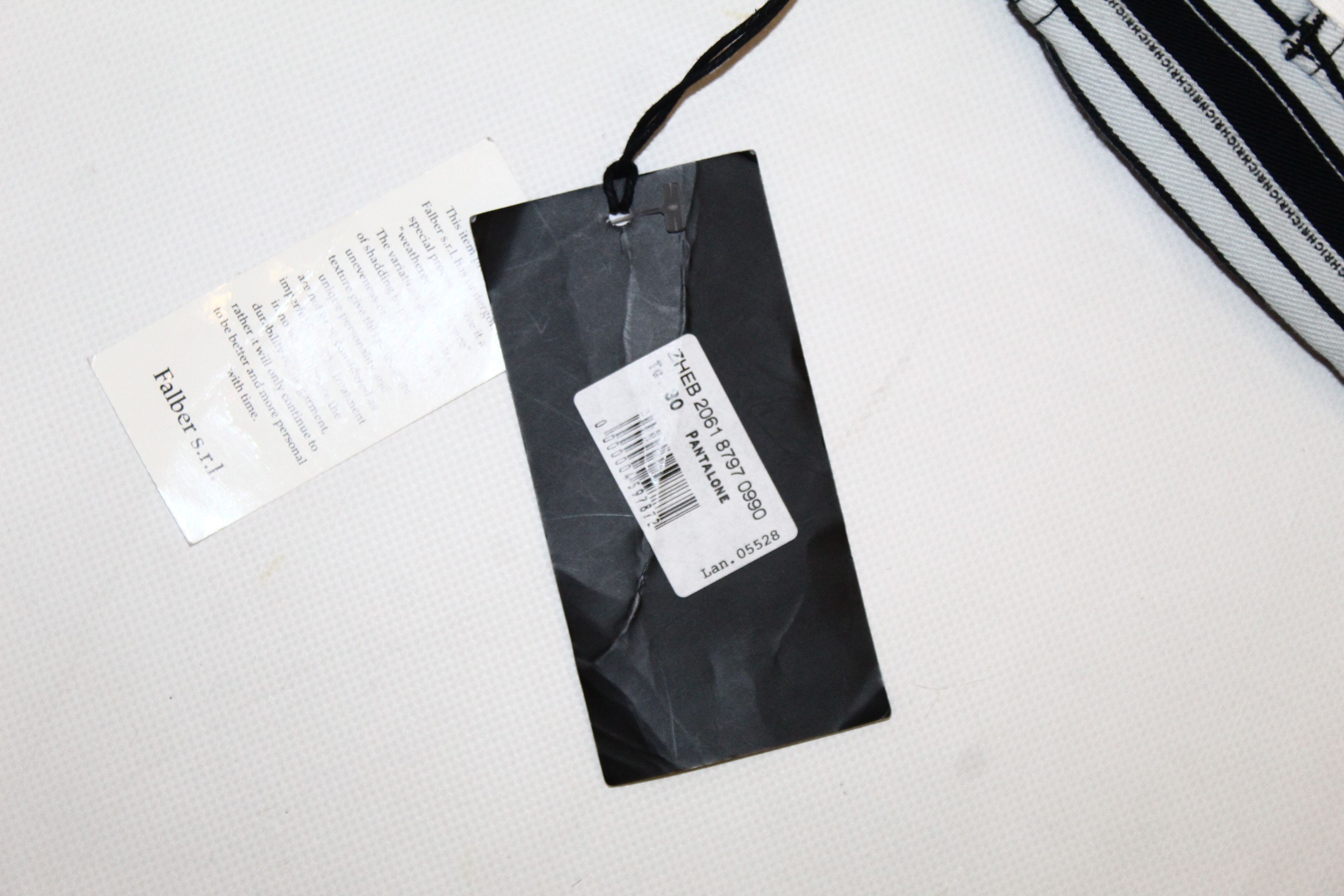 Richmond Denim Richmond Denim Low-Rise Super Skinny Striped Jeans Size US 30 / EU 46 - 6 Thumbnail