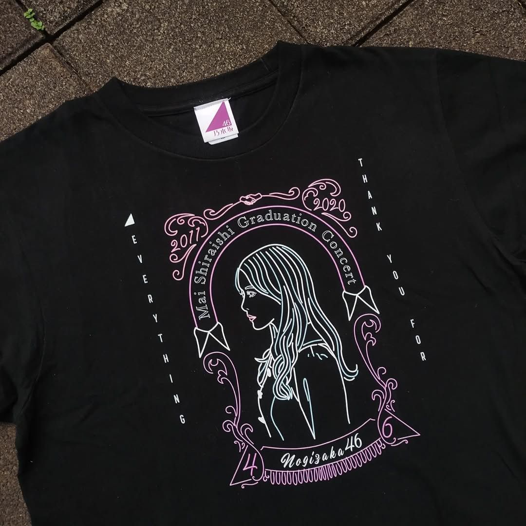 Band Tees Nogizaka46 Mai Shiraishi Graduation Concert Brand New Tee Size US M / EU 48-50 / 2 - 2 Thumbnail