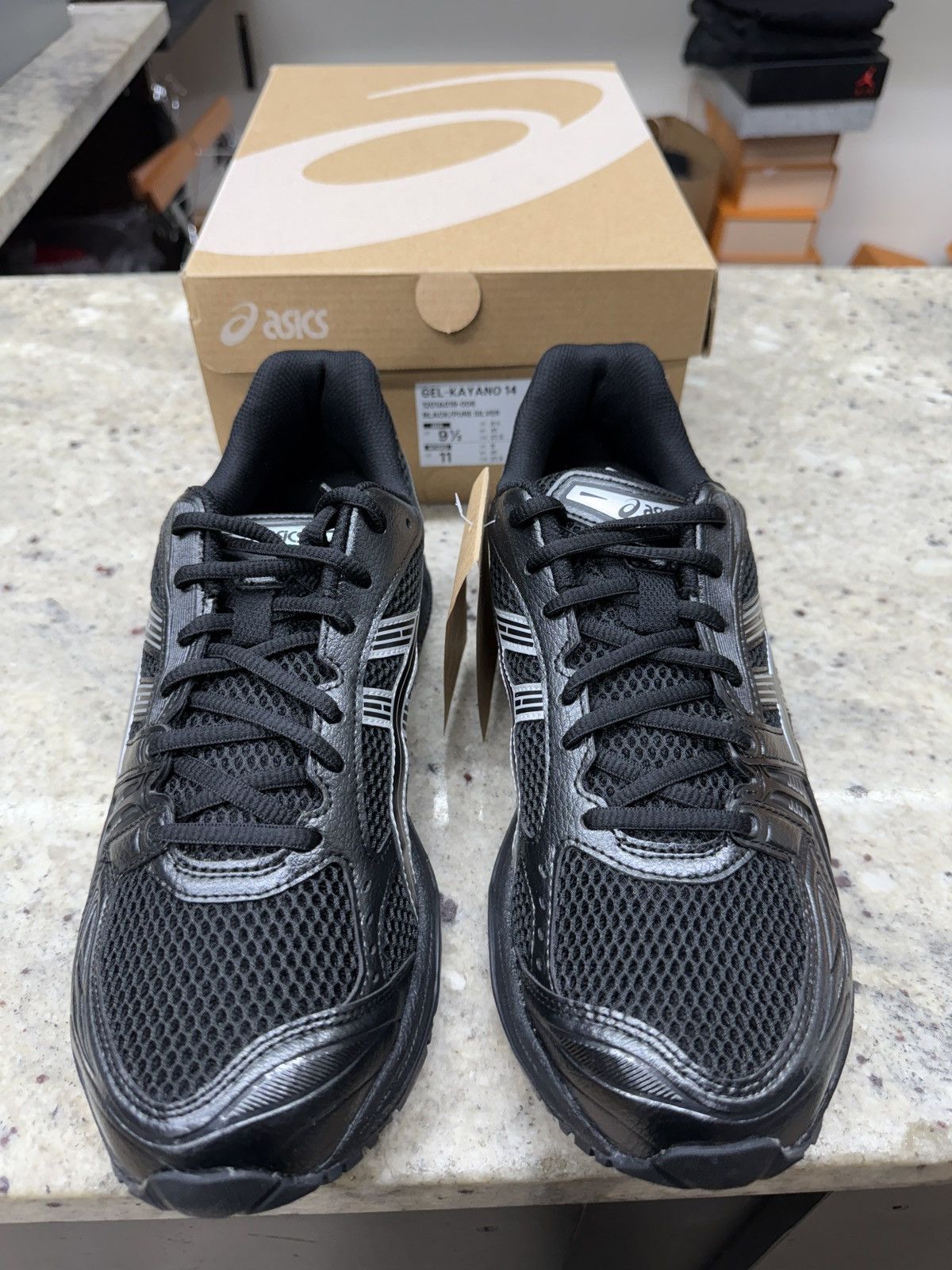 Asics Asic Gel Kayano 14s Black/Pure Silver Size US 9.5 / EU 42-43 - 3 Thumbnail